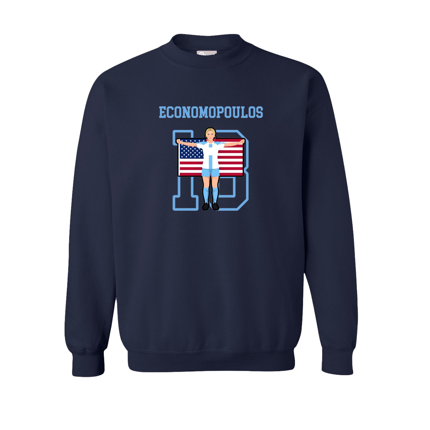Fleece Crew — Shirsey in Navy