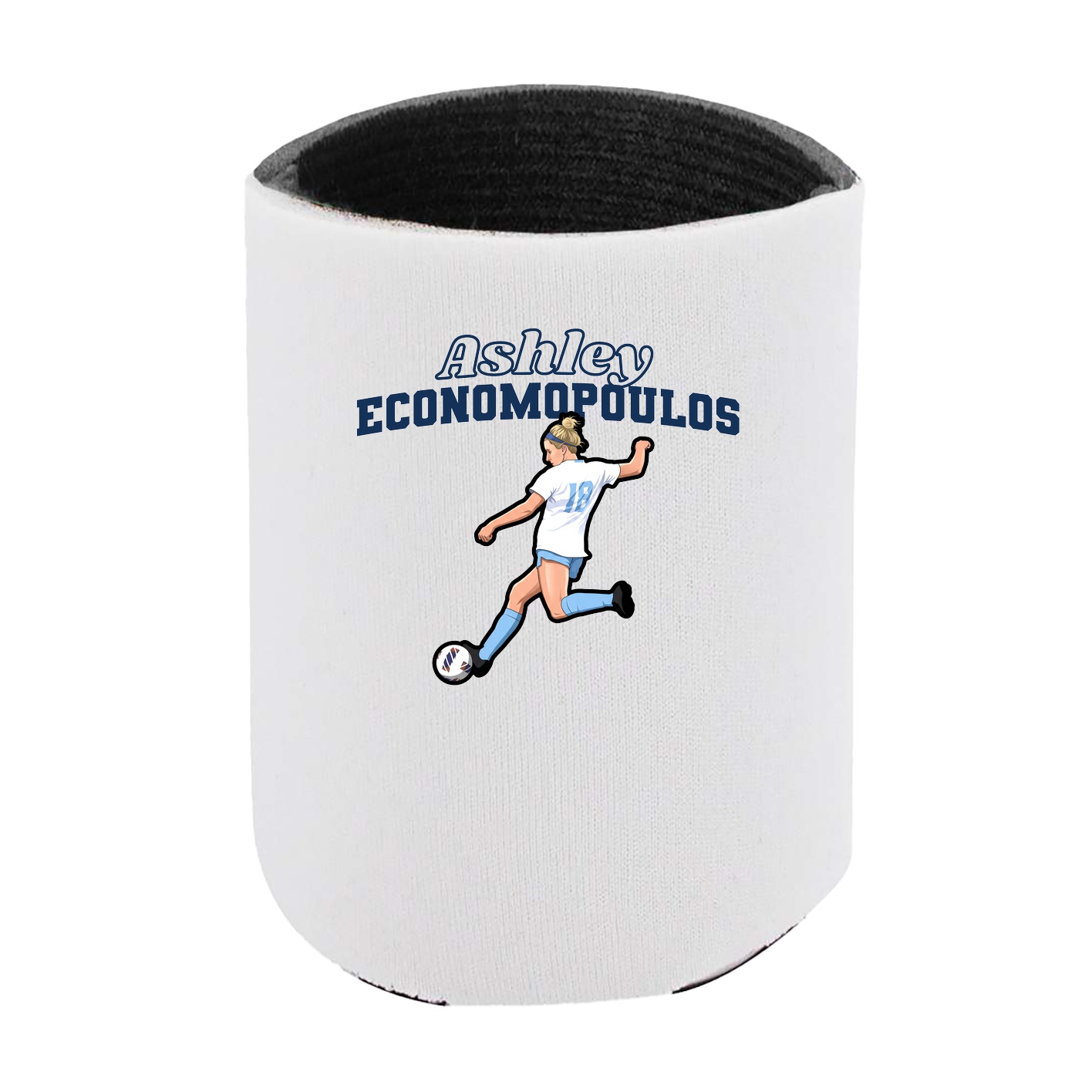 Can Holder — Name Arch in White