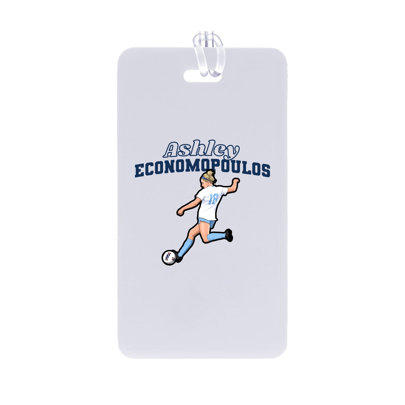 Bag Tag — Name Arch in Classic