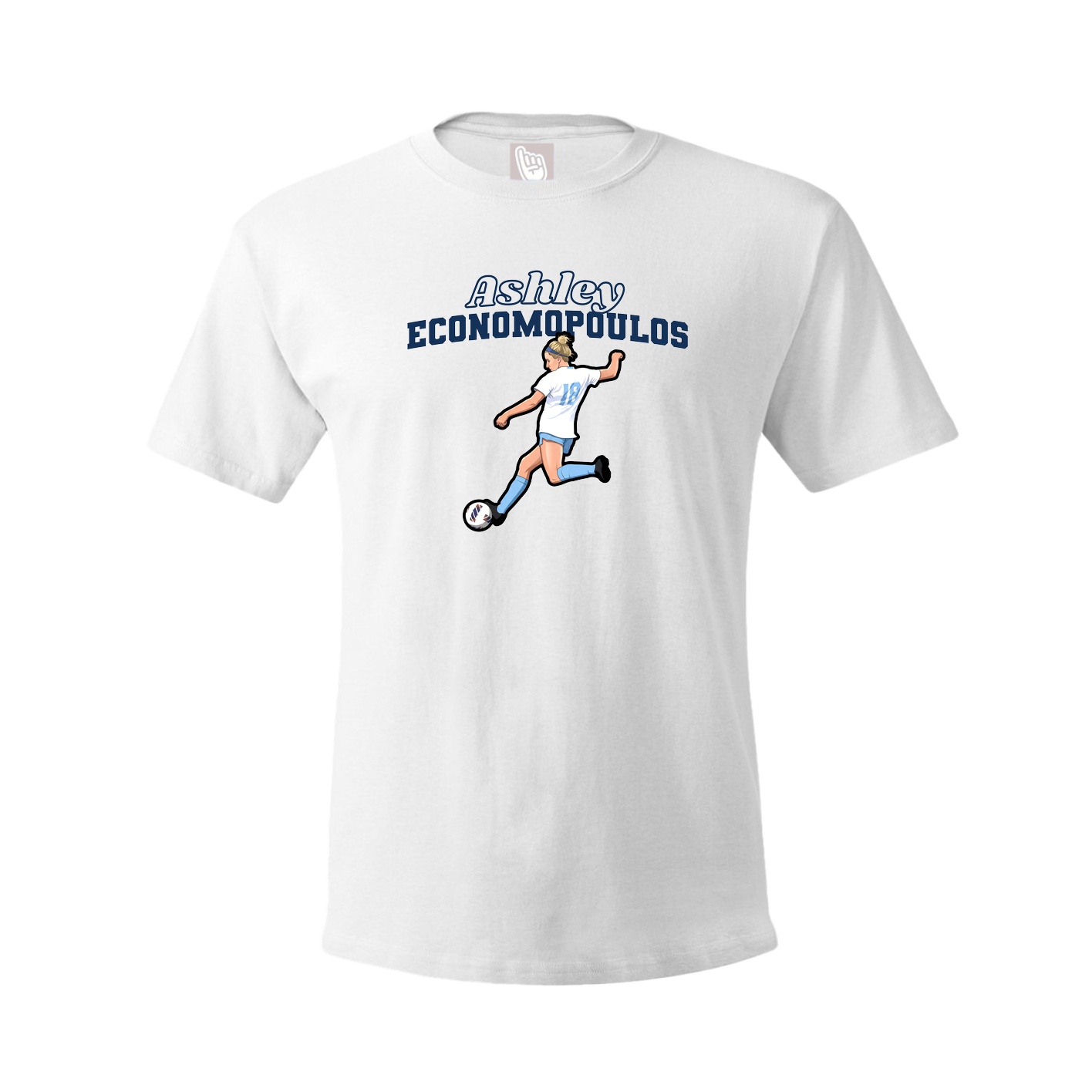 Tee — Name Arch in White