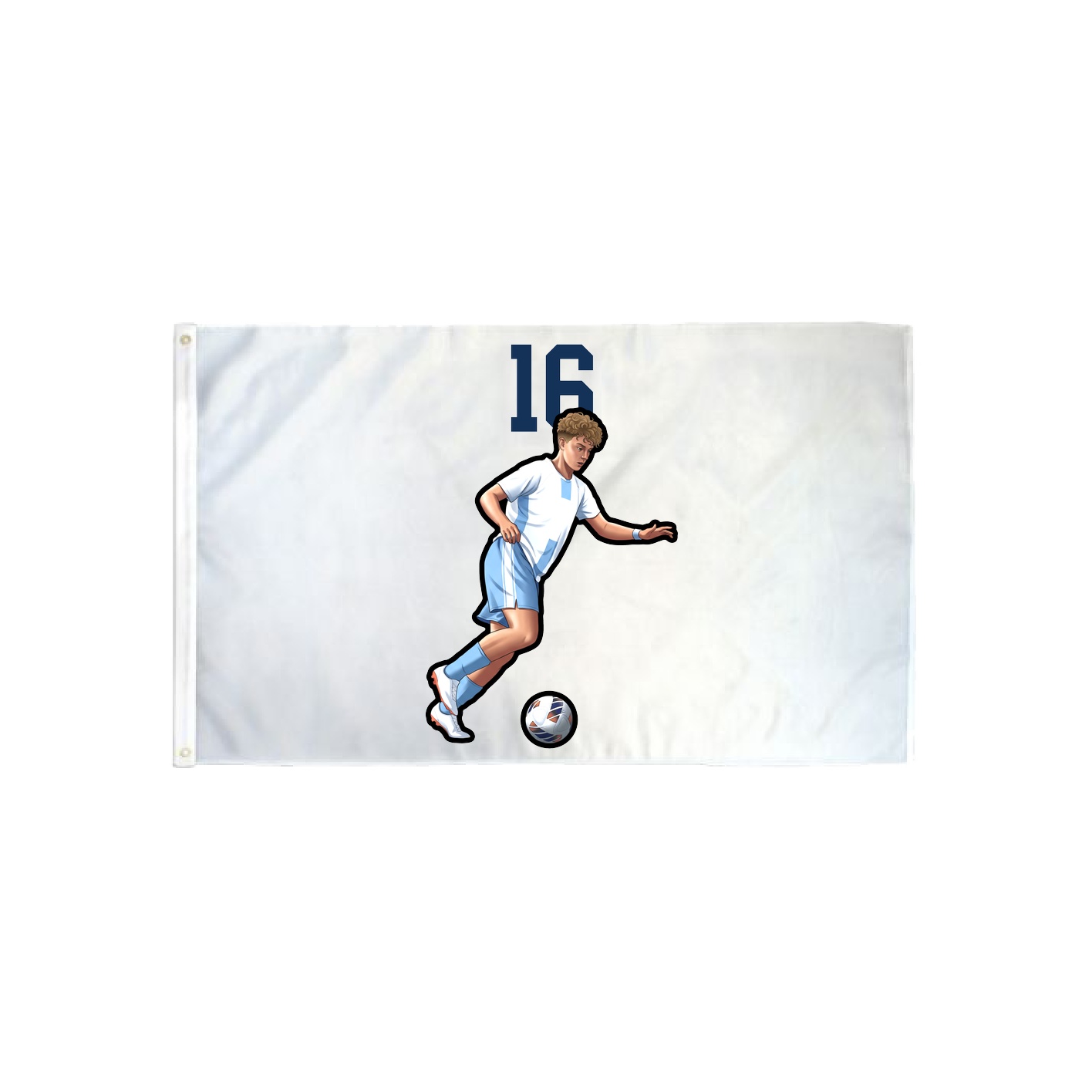 3x5 Flag — Number Top in Classic