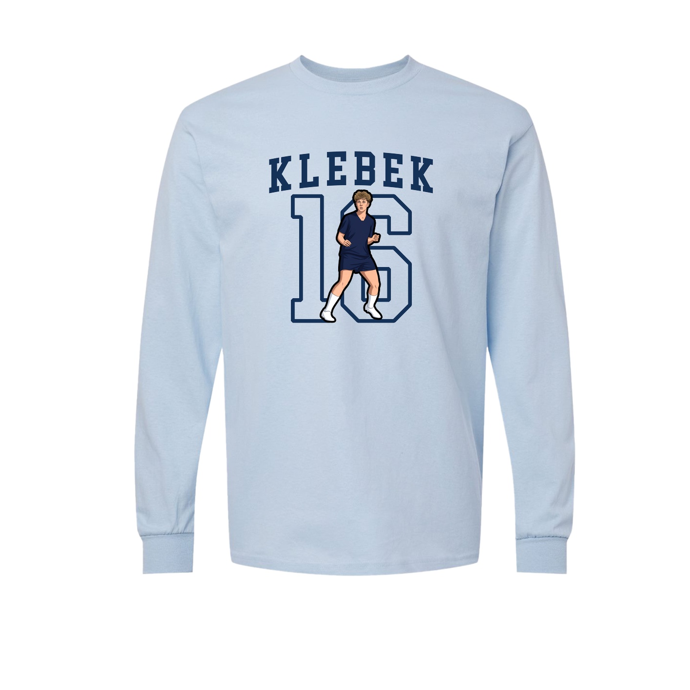 Long Sleeve Tee — Shirsey in Light Blue