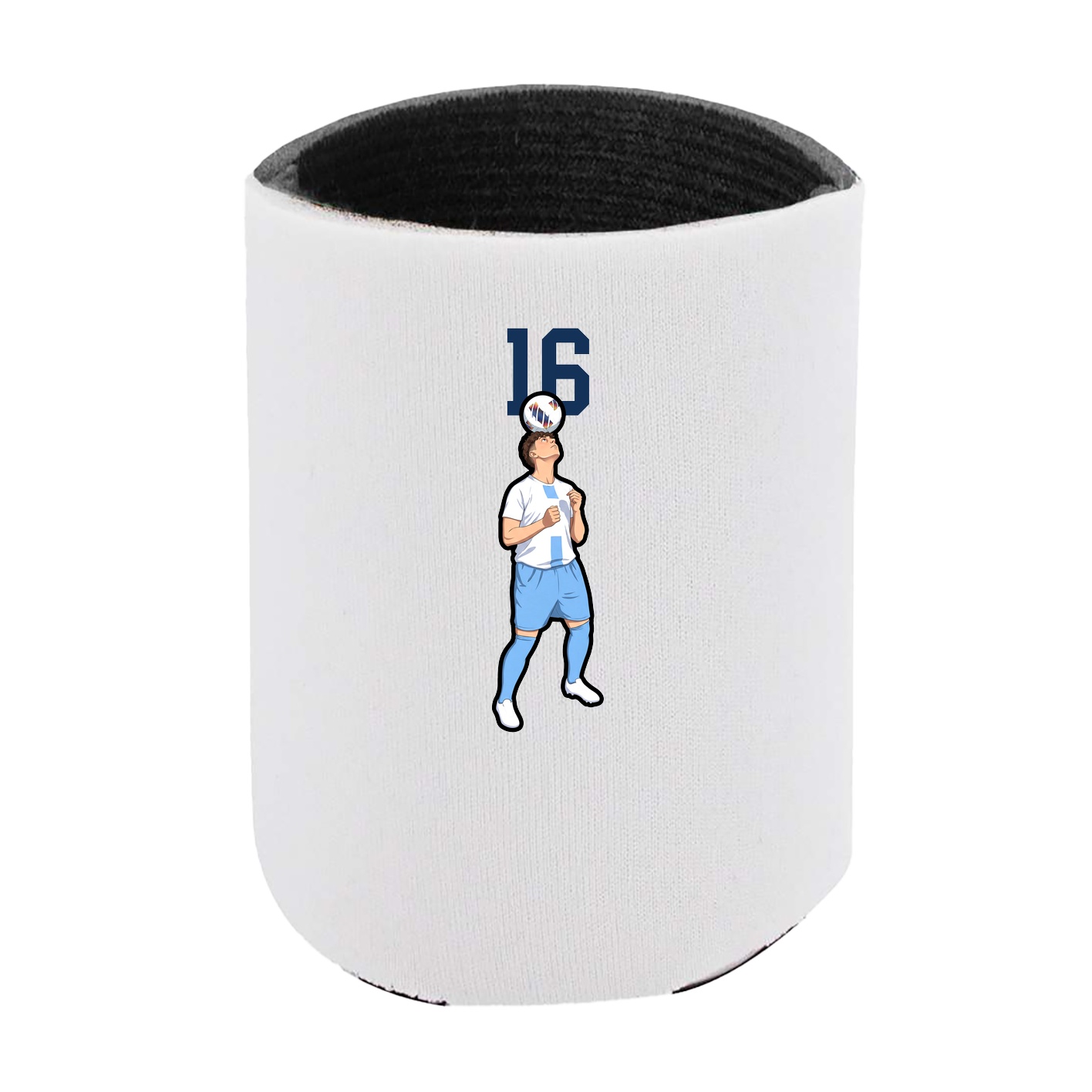 Can Holder — Number Top in White