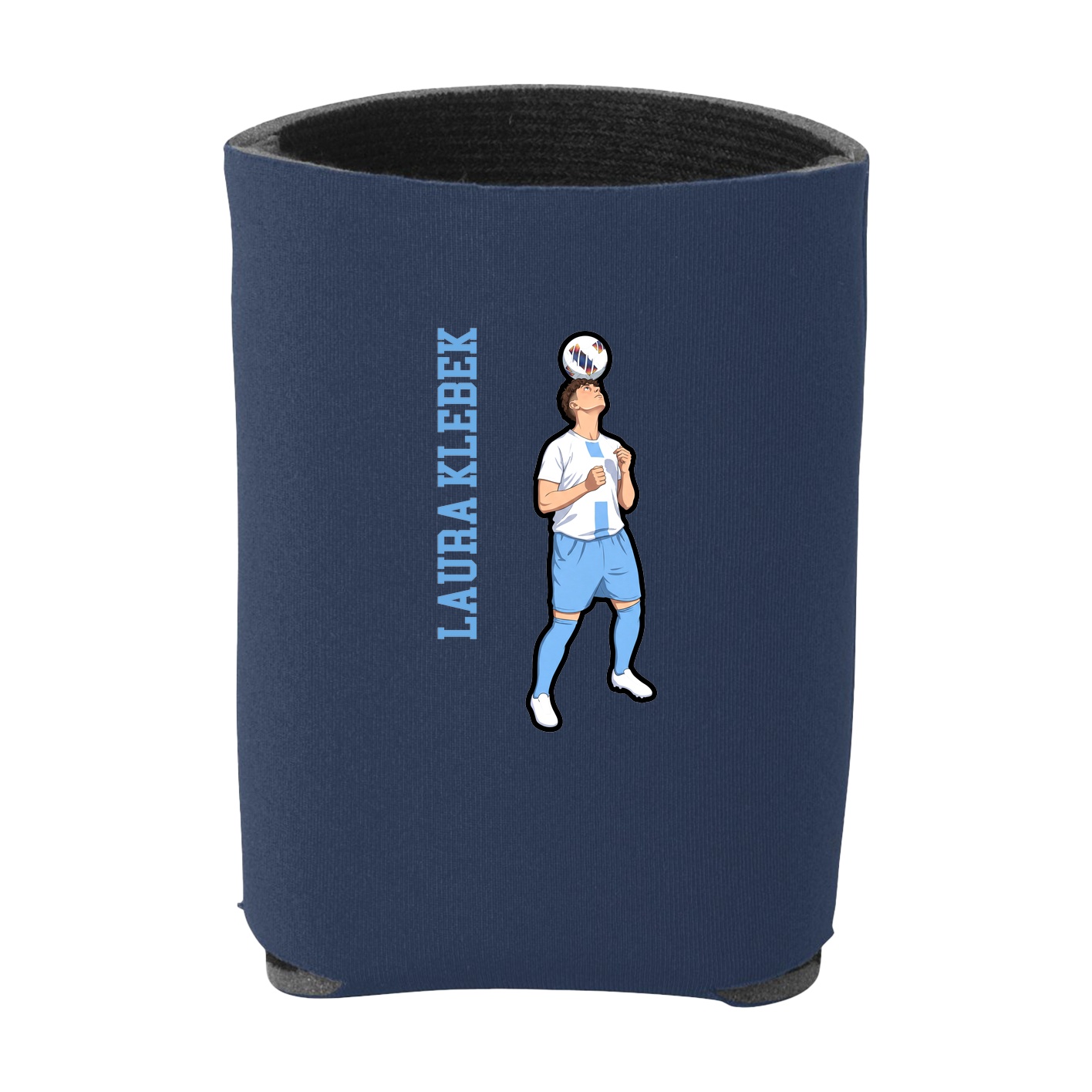 Can Holder — Name Vertical in Navy