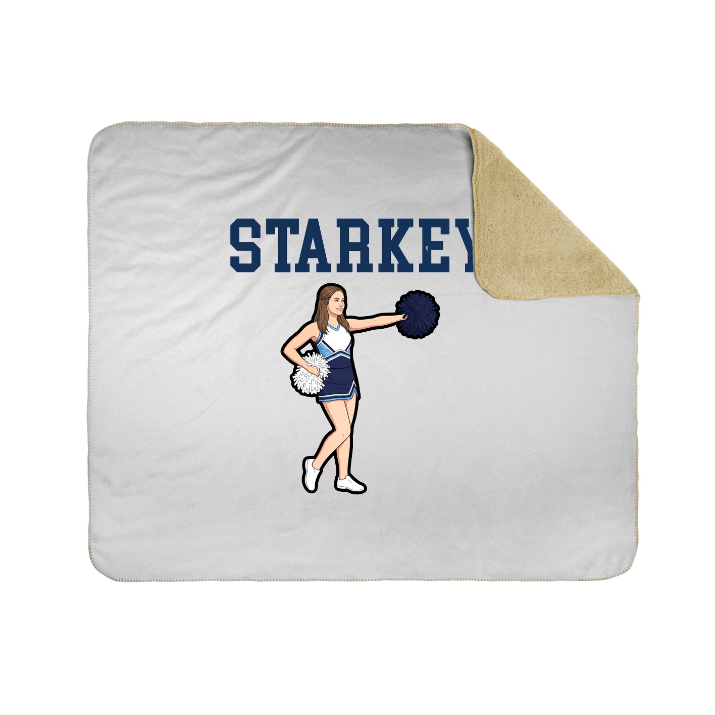 Throw Blanket — Shirsey in White