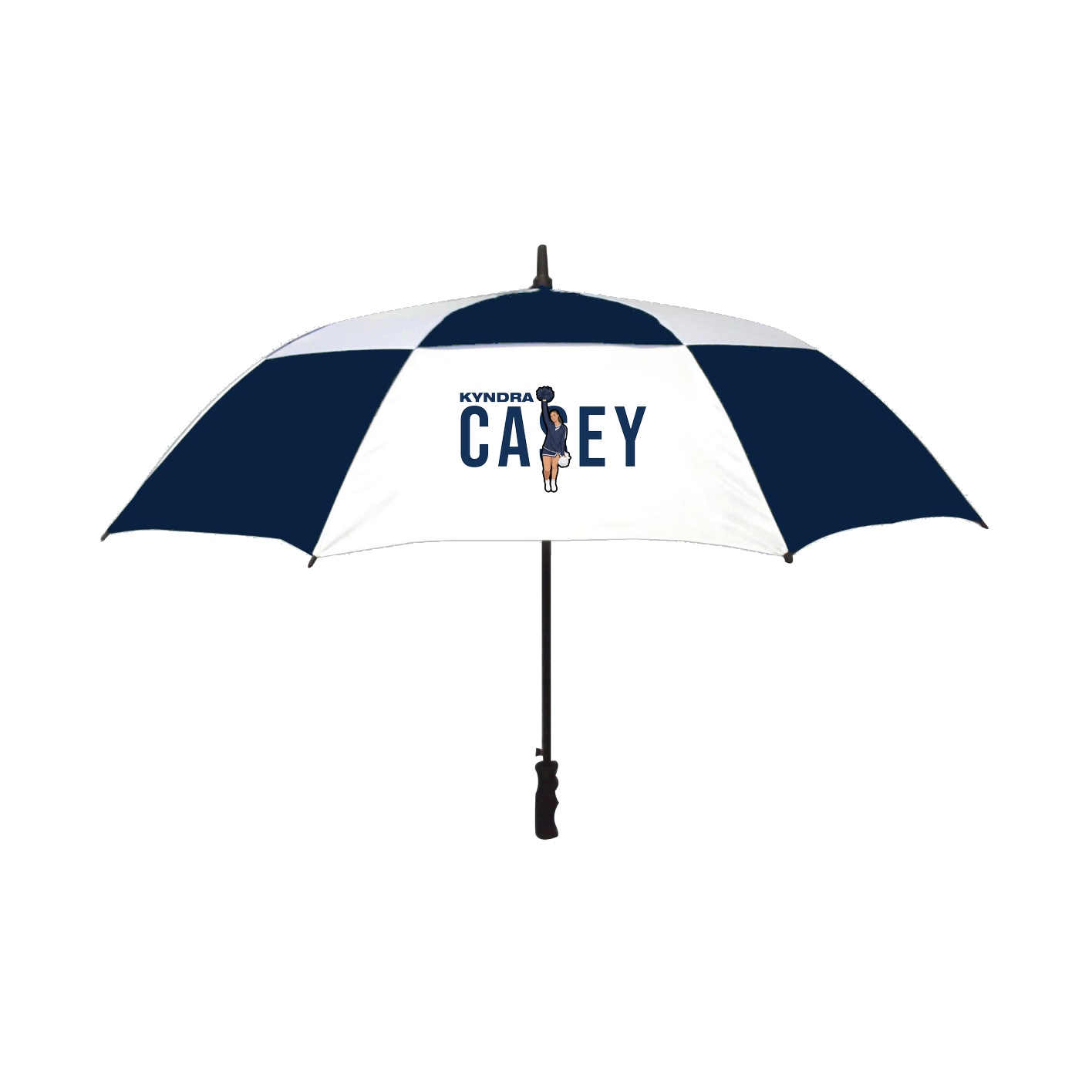 Golf Umbrella — Player Name in Navy