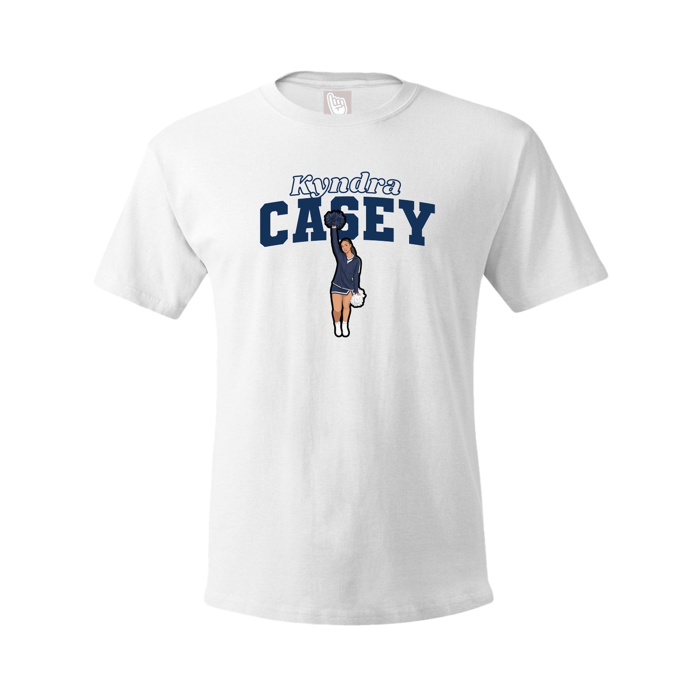 Tee — Name Arch in White