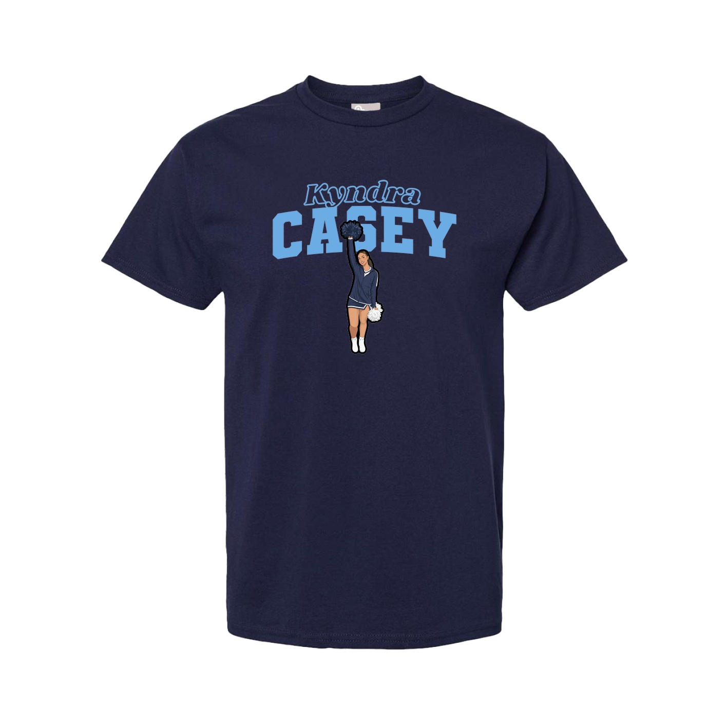 Youth Tee — Name Arch in Navy