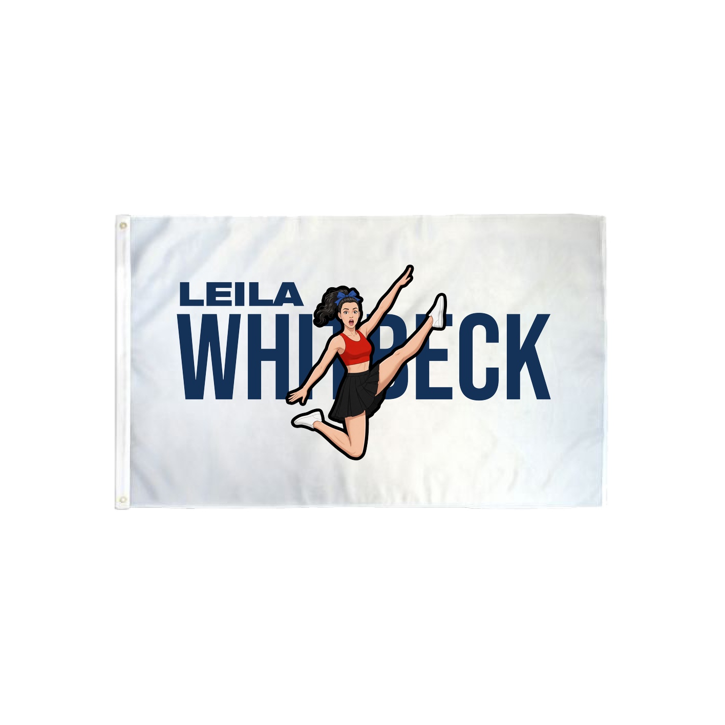 3x5 Flag — Player Name in Classic