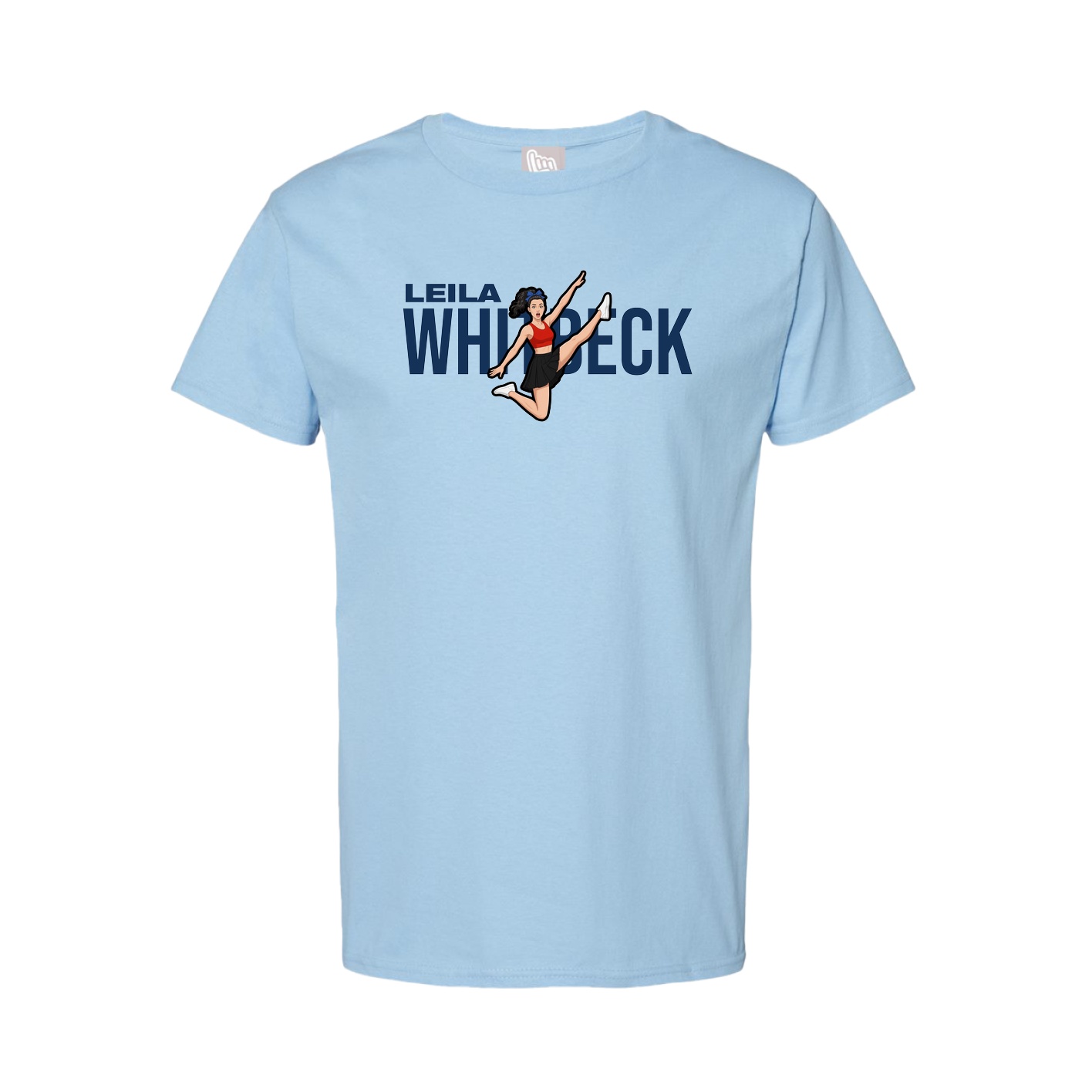 Tee — Player Name in Light Blue