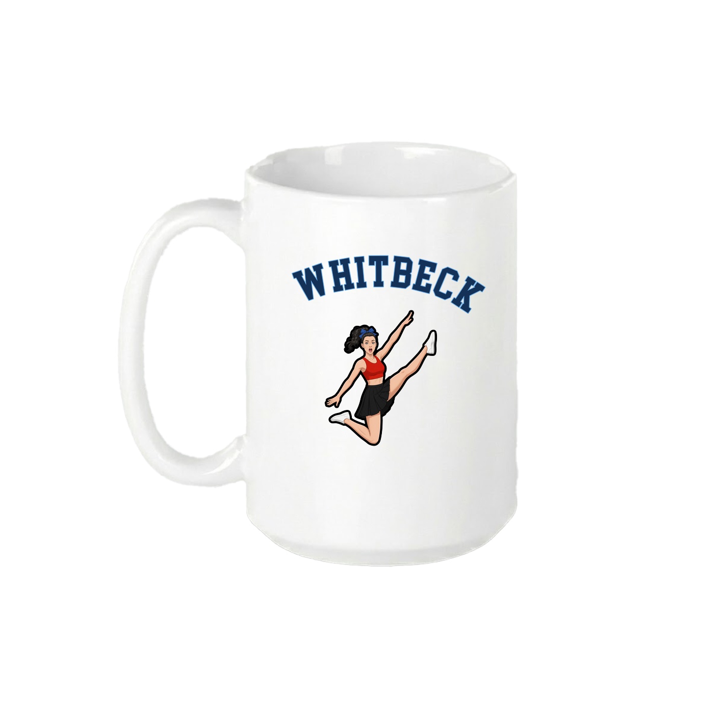 15oz Coffee Mug — Shirsey Arch in White