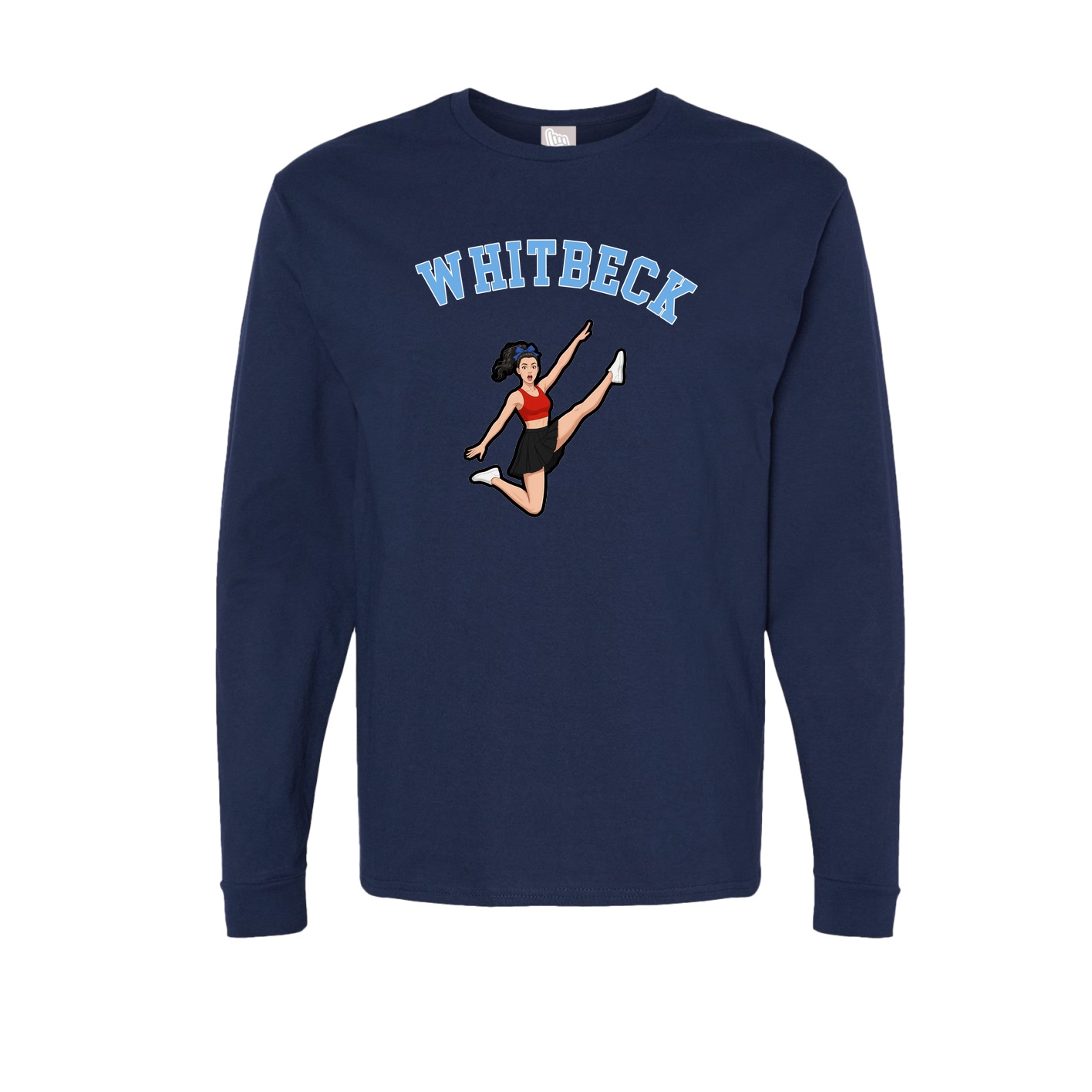 Long Sleeve Tee — Shirsey Arch in Navy