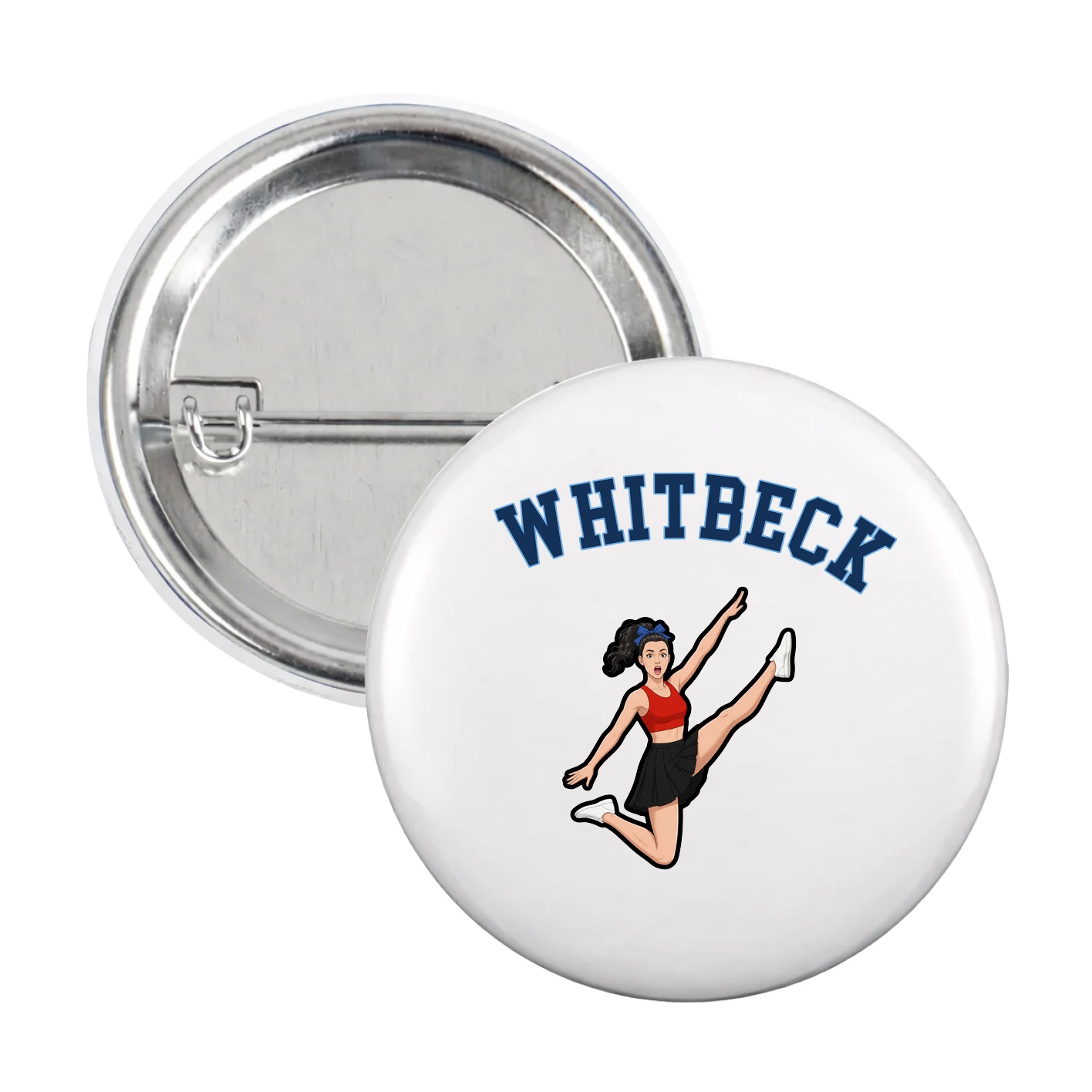 Game Day Button — Shirsey Arch in White