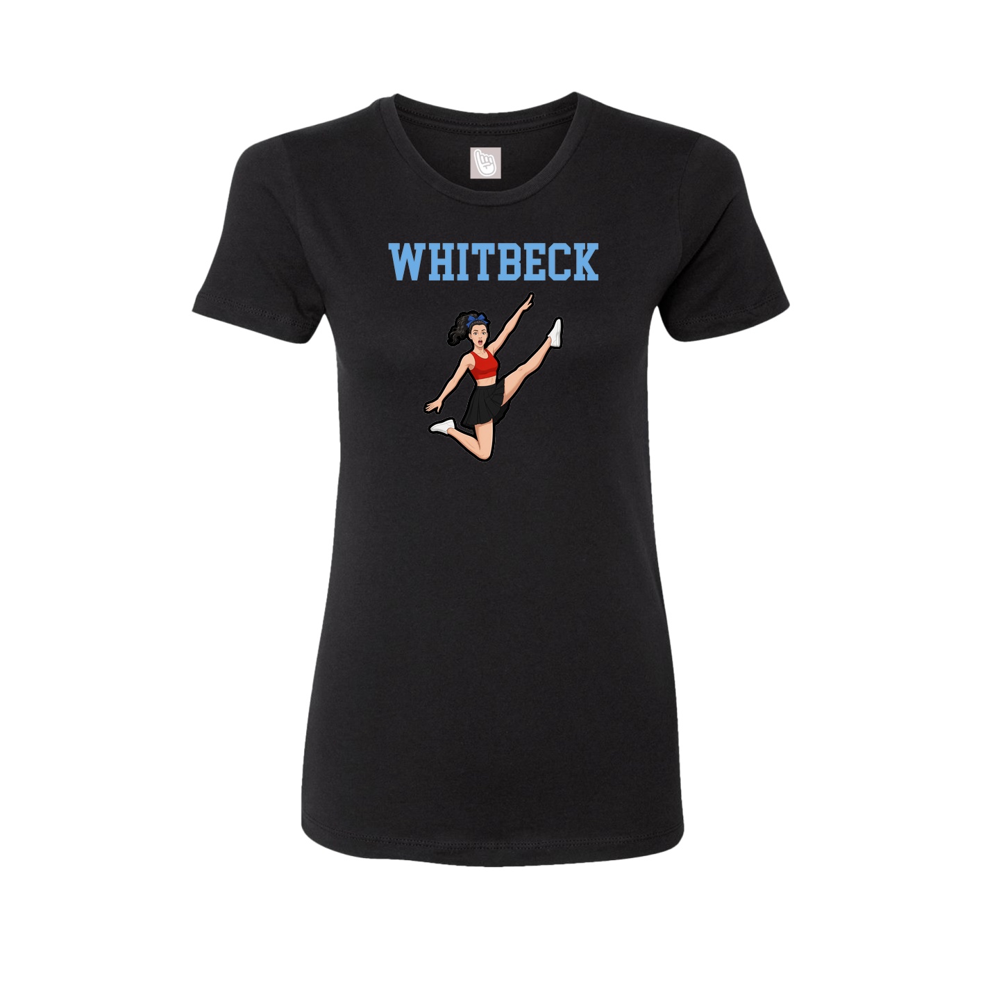 Fitted Women's Tee — Shirsey in Black