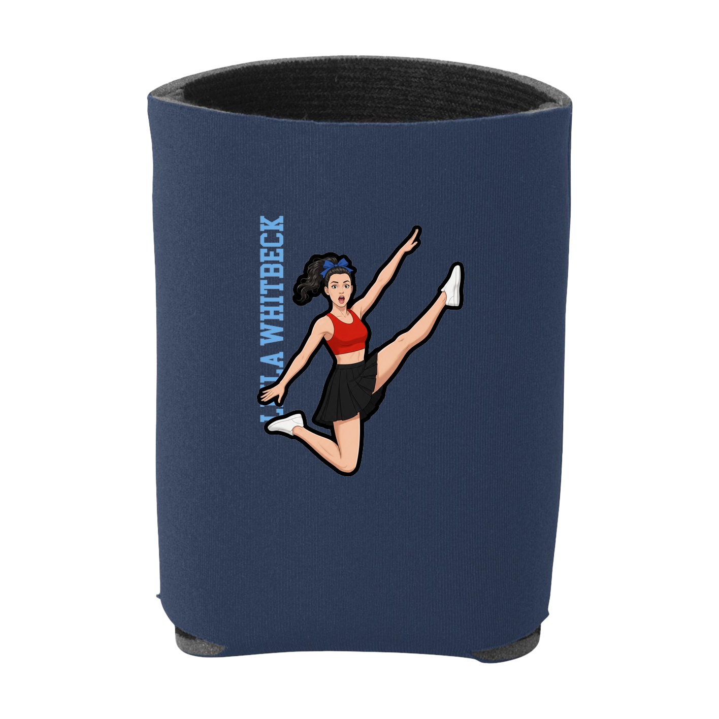 Can Holder — Name Vertical in Navy