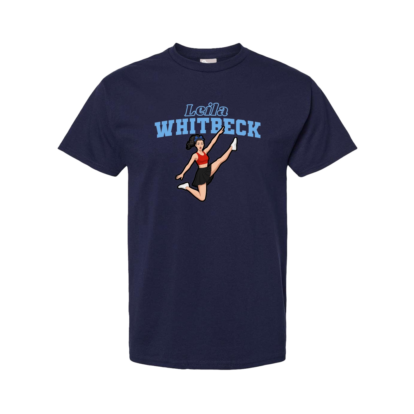 Tee — Name Arch in Navy