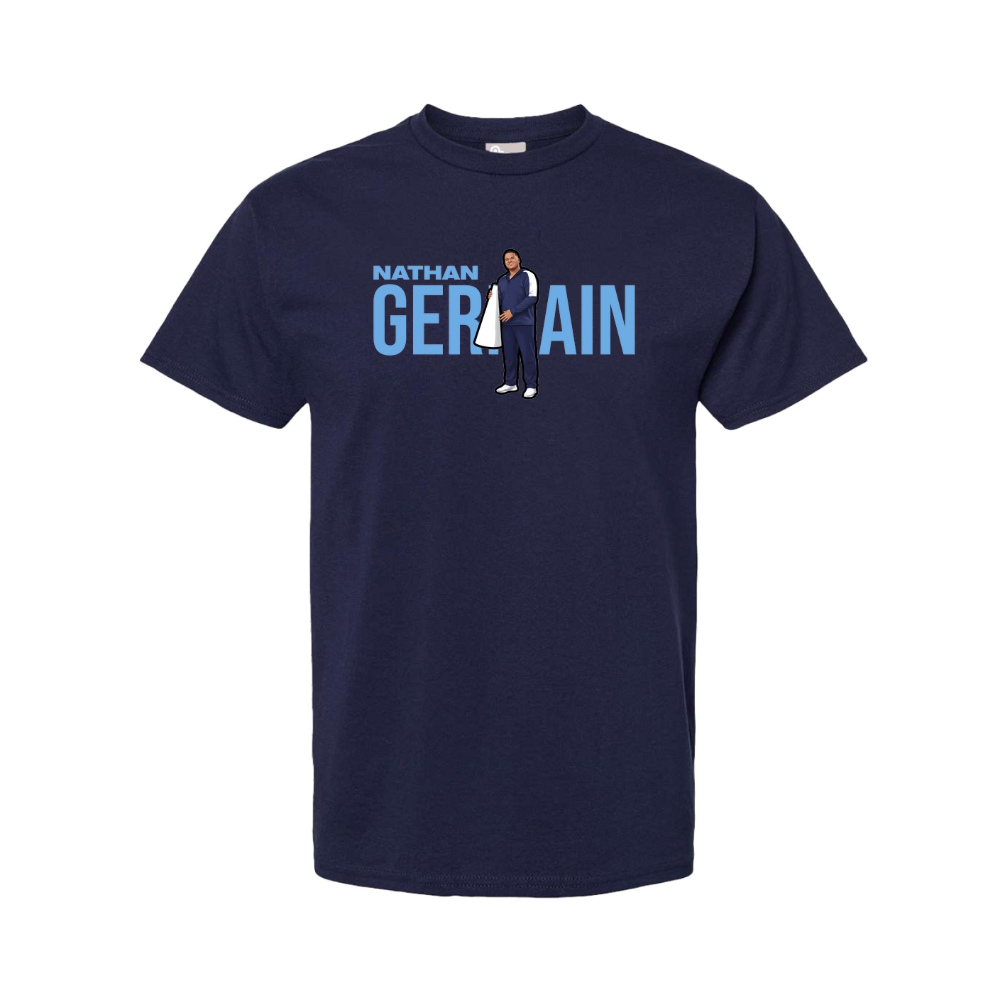 Youth Tee — Player Name in Navy