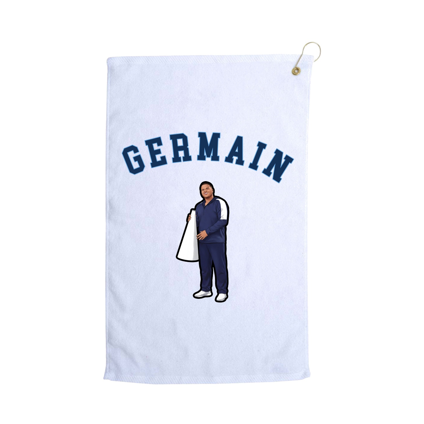 Golf Towel — Shirsey Arch in White