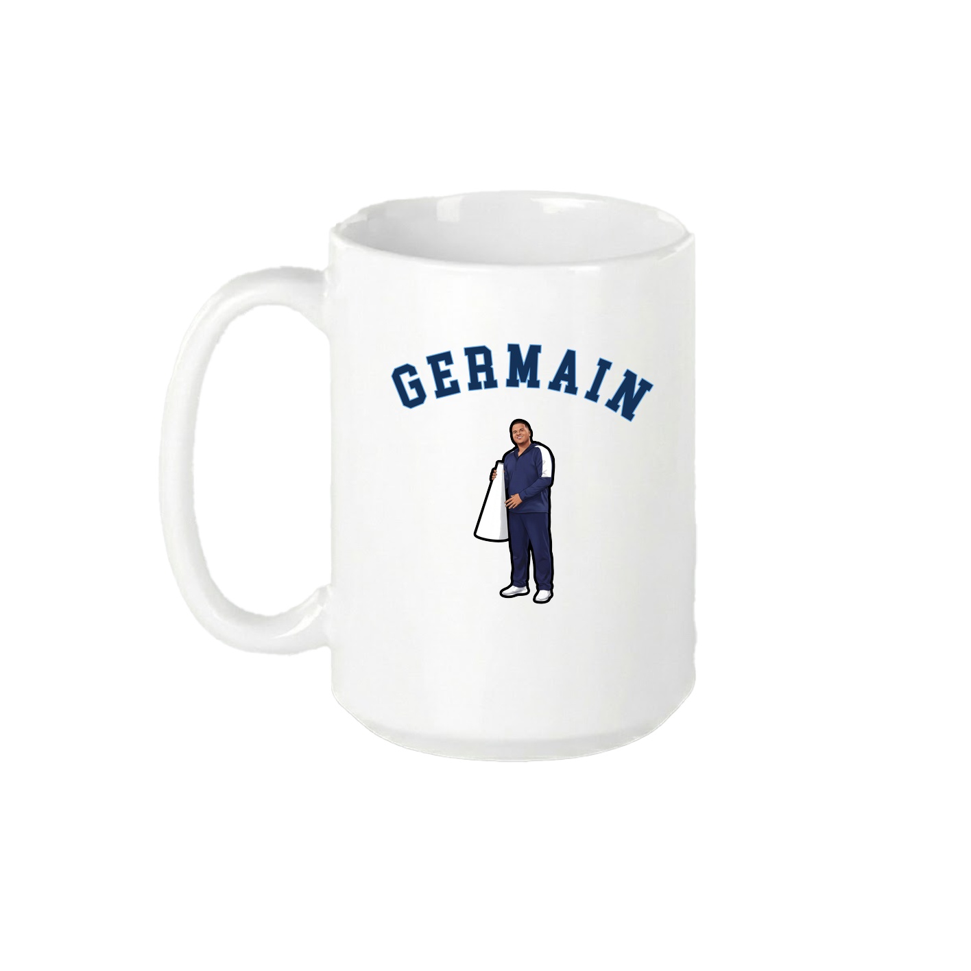 15oz Coffee Mug — Shirsey Arch in White