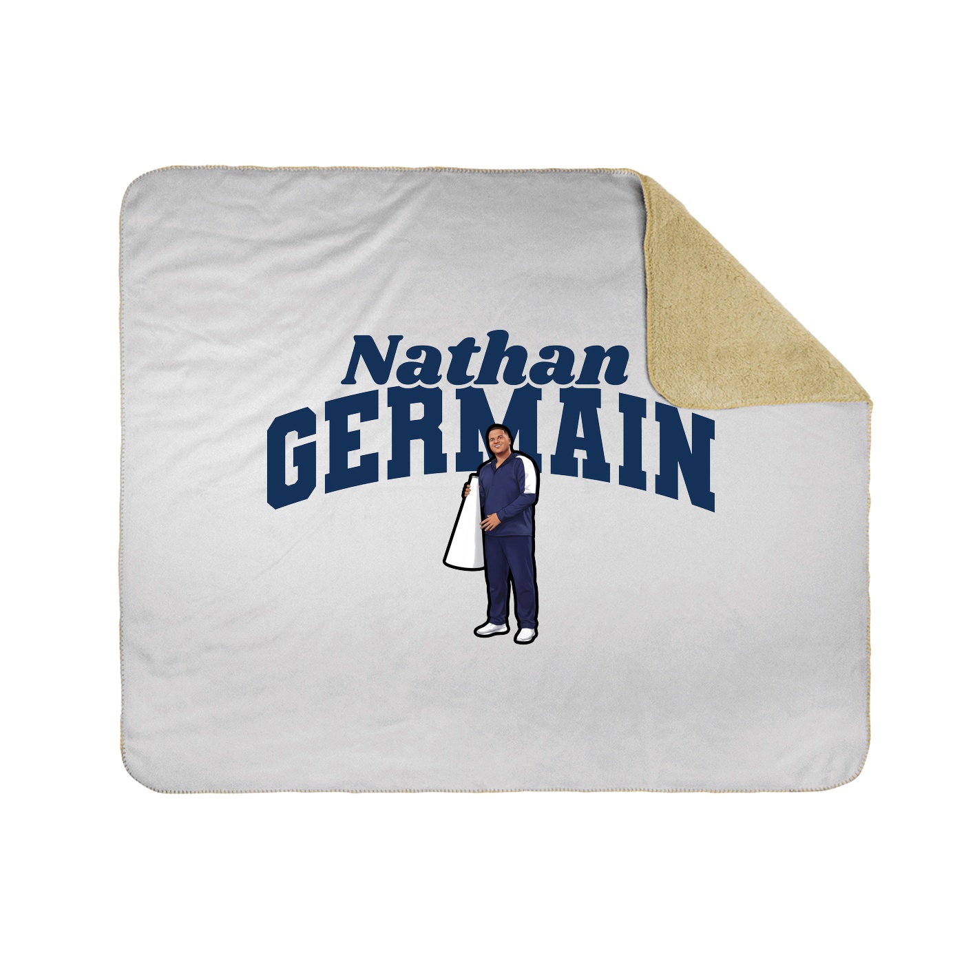 Throw Blanket — Signature Arch in White