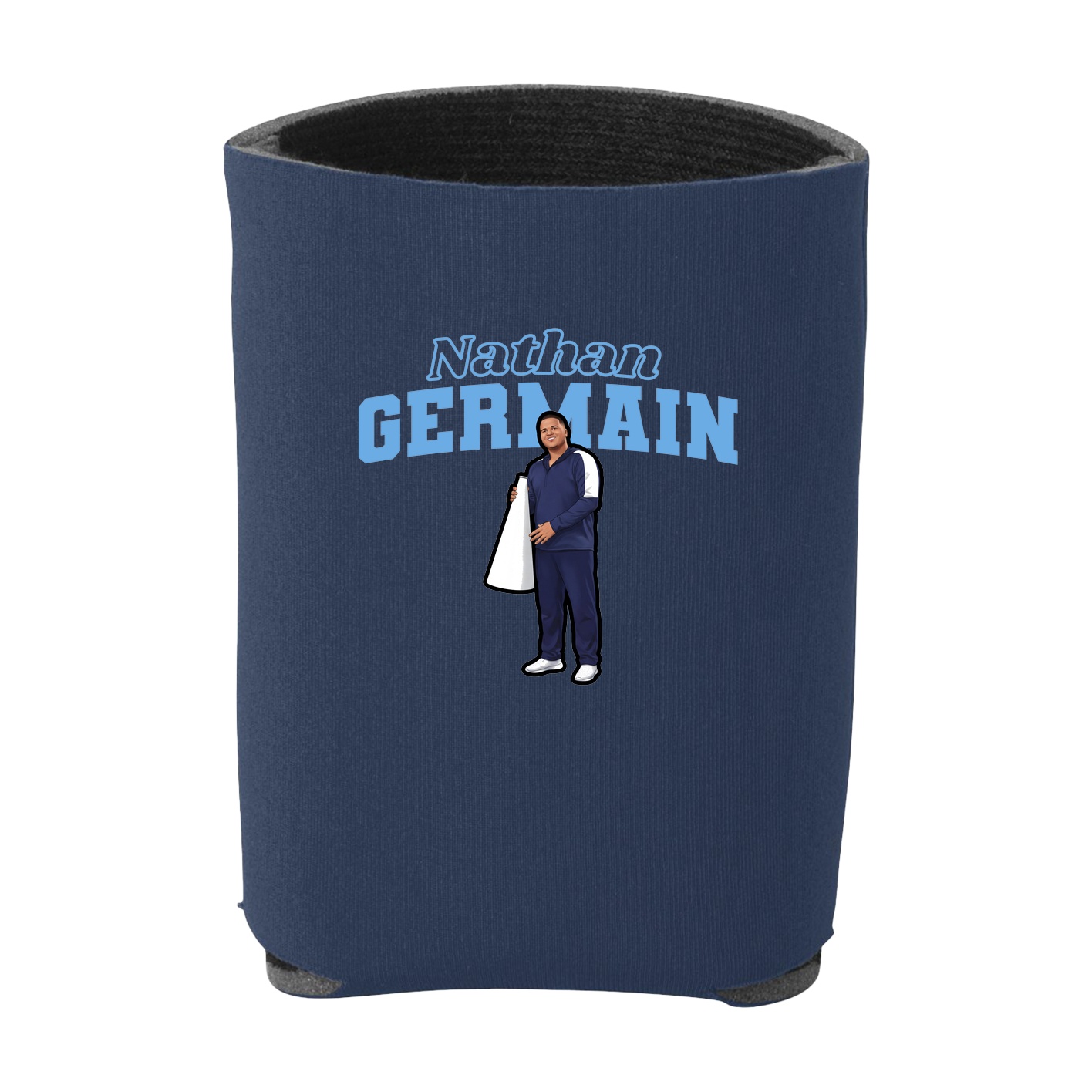 Can Holder — Name Arch in Navy