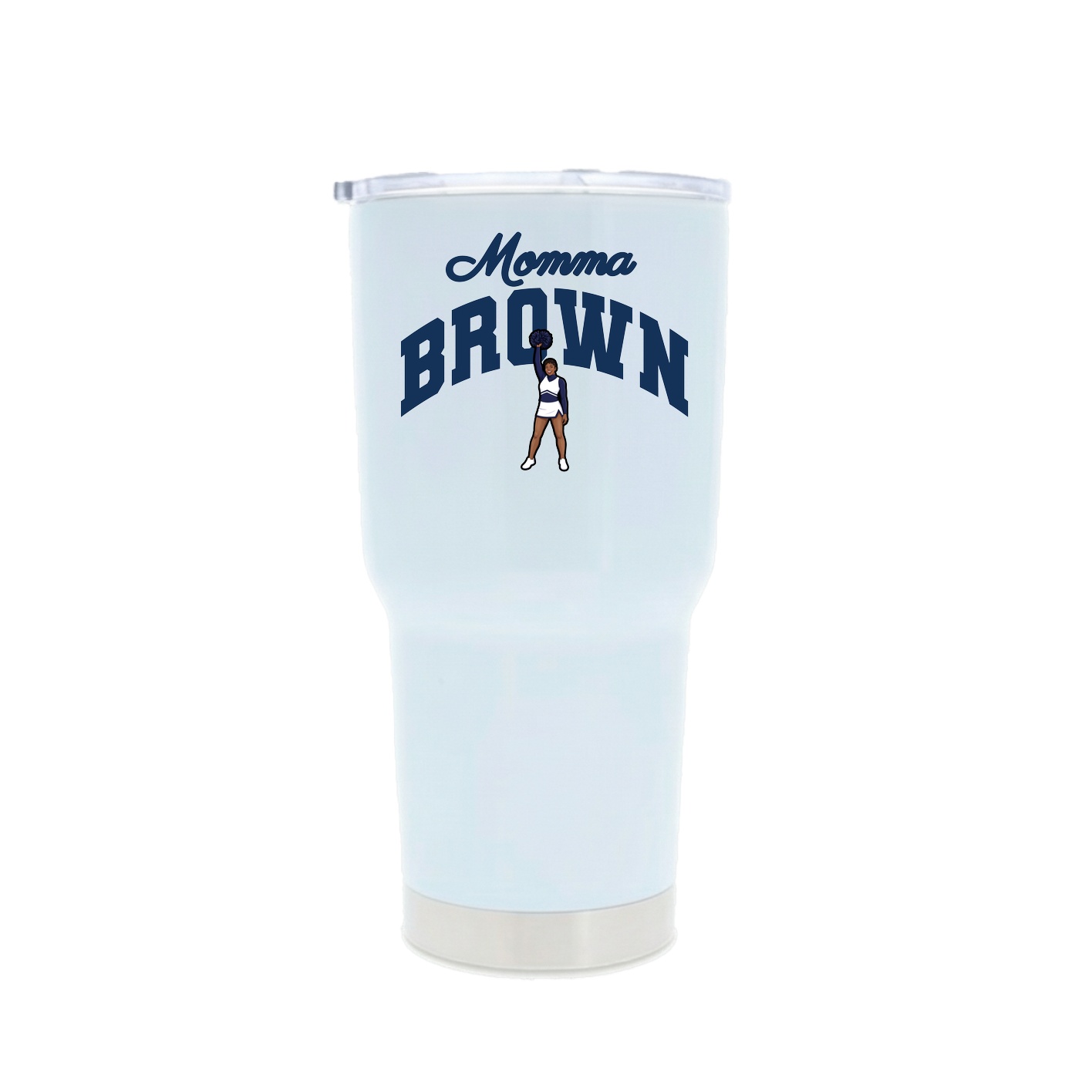 30oz Stainless Steel Tumbler — Mothers Day Arch in White