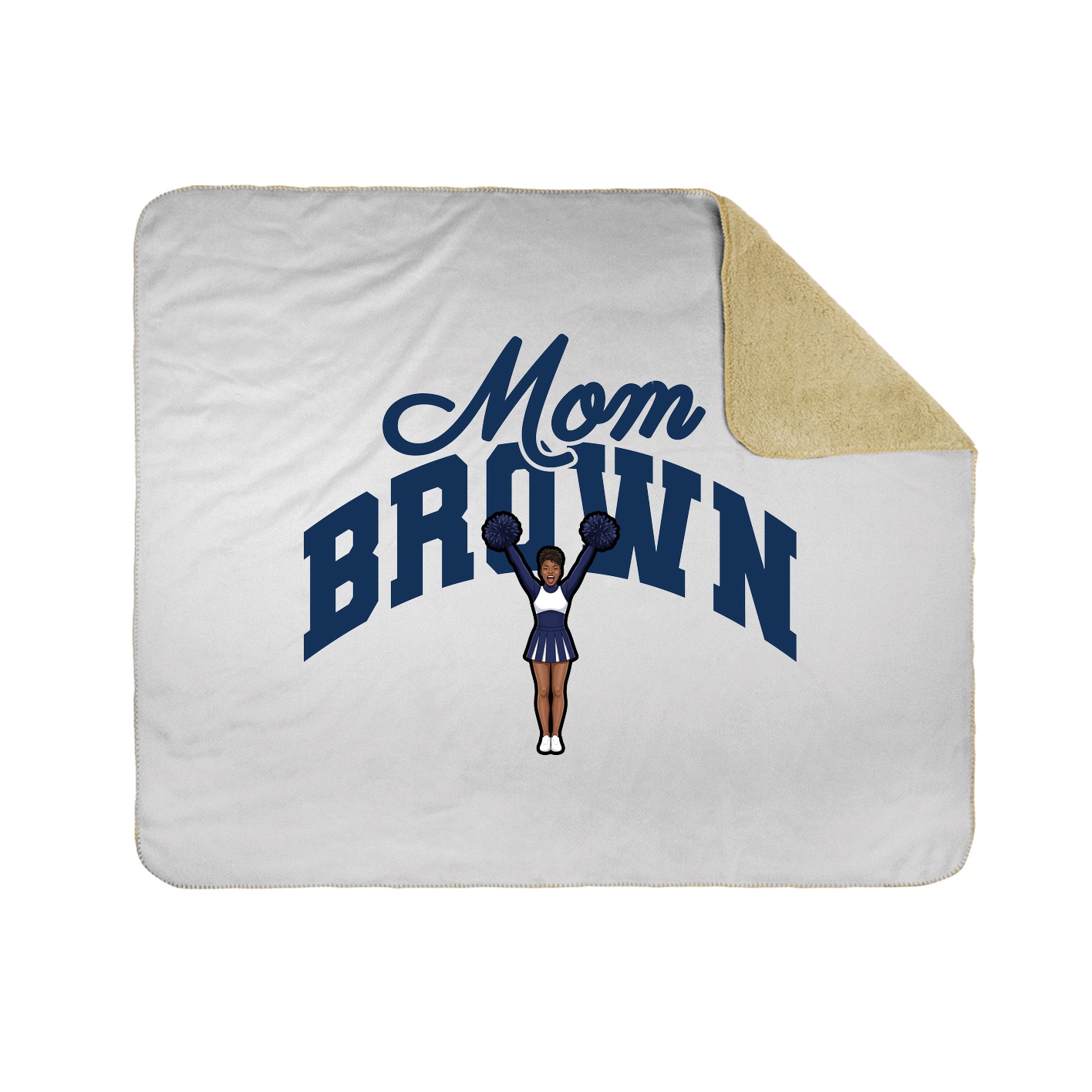 Throw Blanket — Mothers Day Arch in White