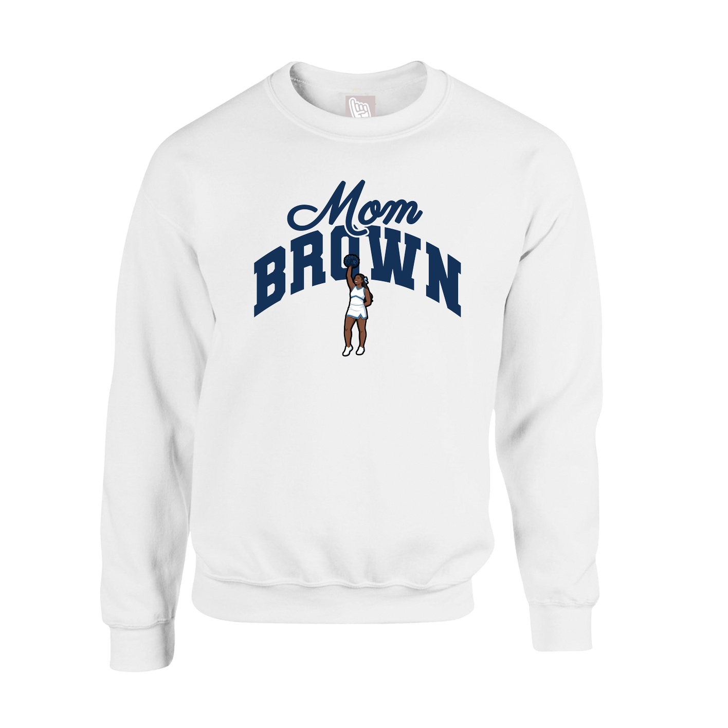 Fleece Crew — Mothers Day Arch in White