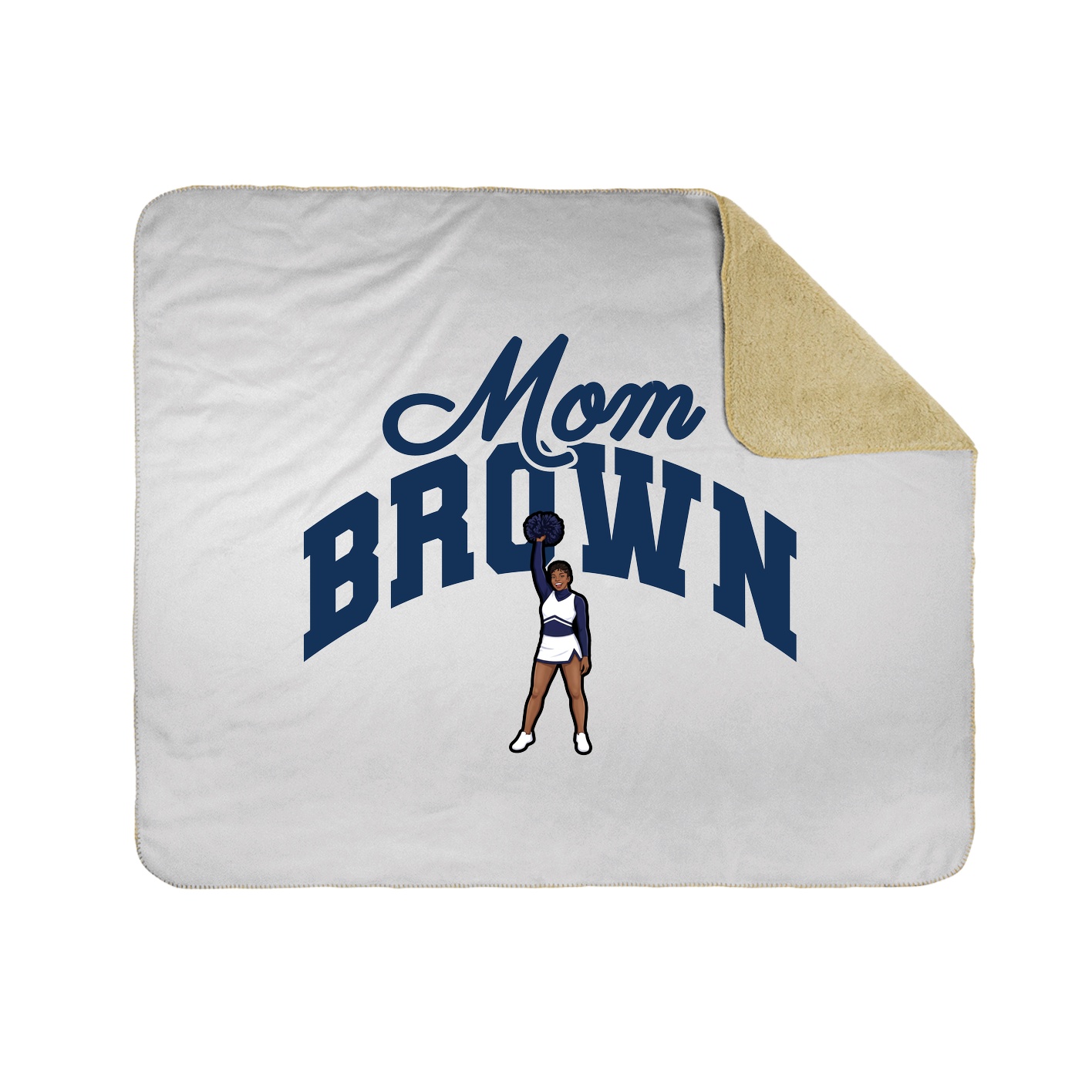Throw Blanket — Mothers Day Arch in White