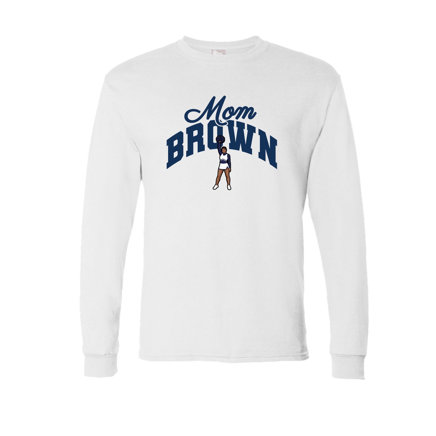 Long Sleeve Tee — Mothers Day Arch in White
