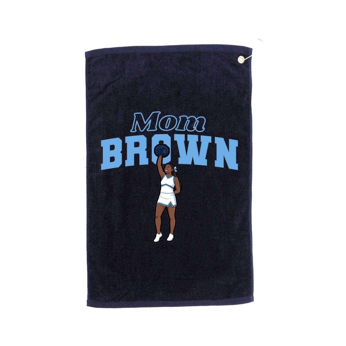 Golf Towel — Mothers Day Block in Navy
