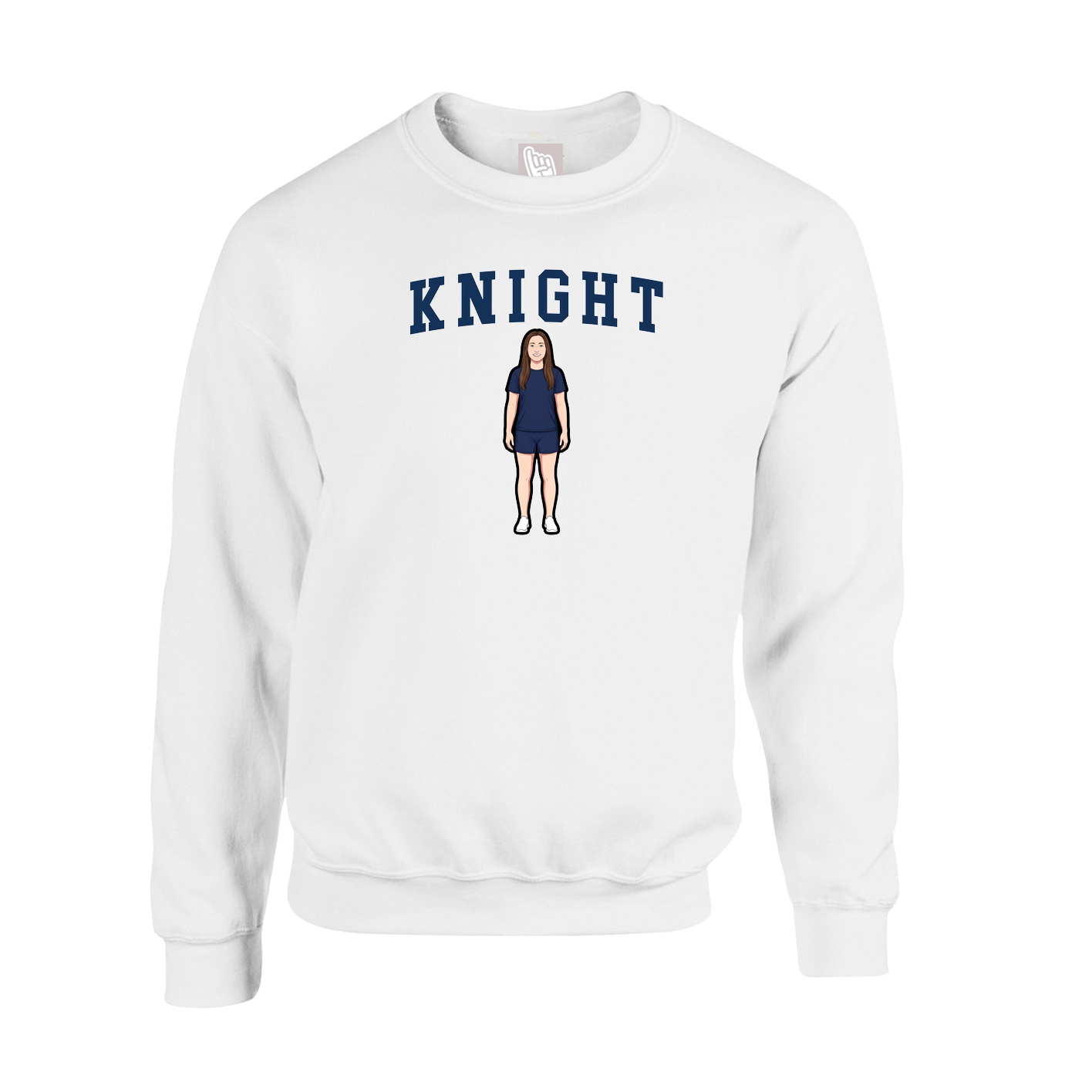 Fleece Crew — Shirsey in White