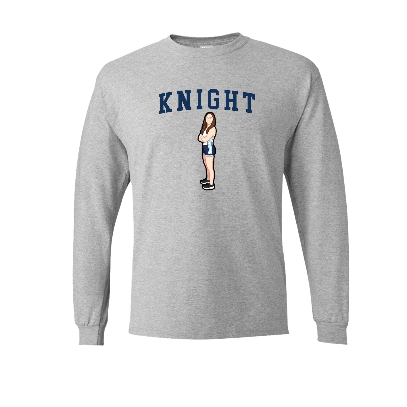 Long Sleeve Tee — Shirsey in Grey