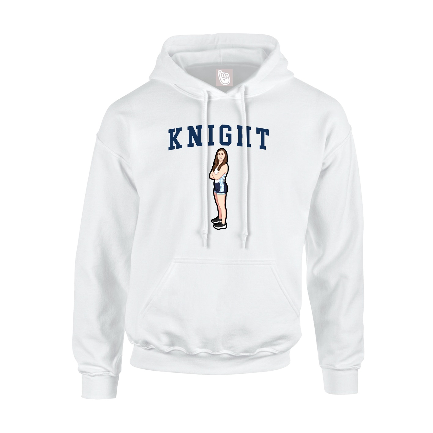 Youth Hoodie — Shirsey in White