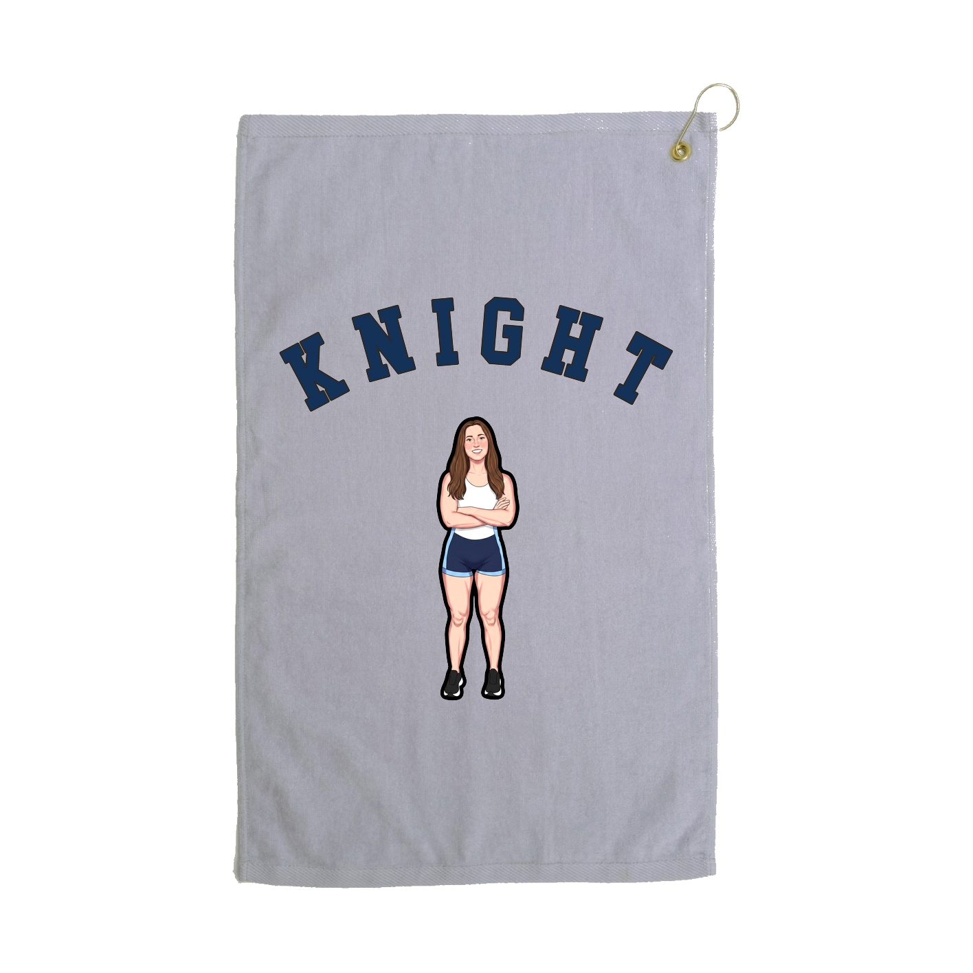 Golf Towel — Shirsey Arch in Grey