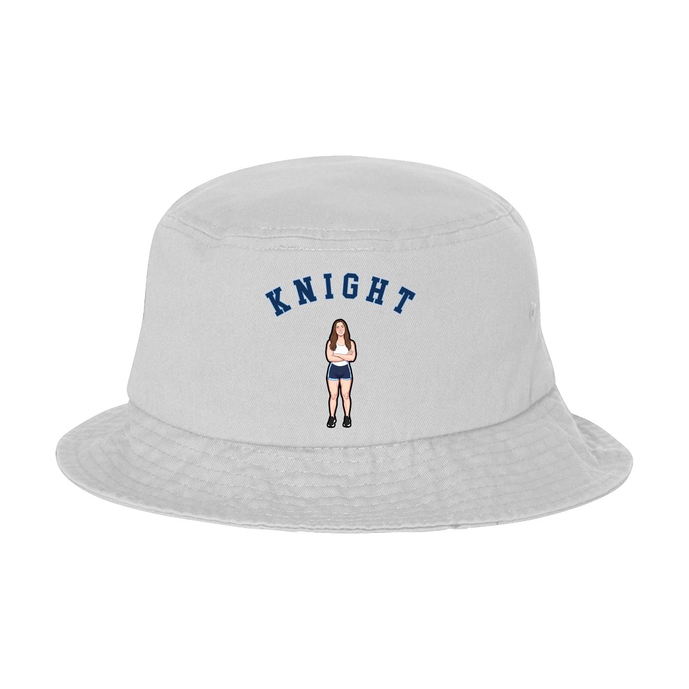Bucket Cap — Shirsey Arch in White