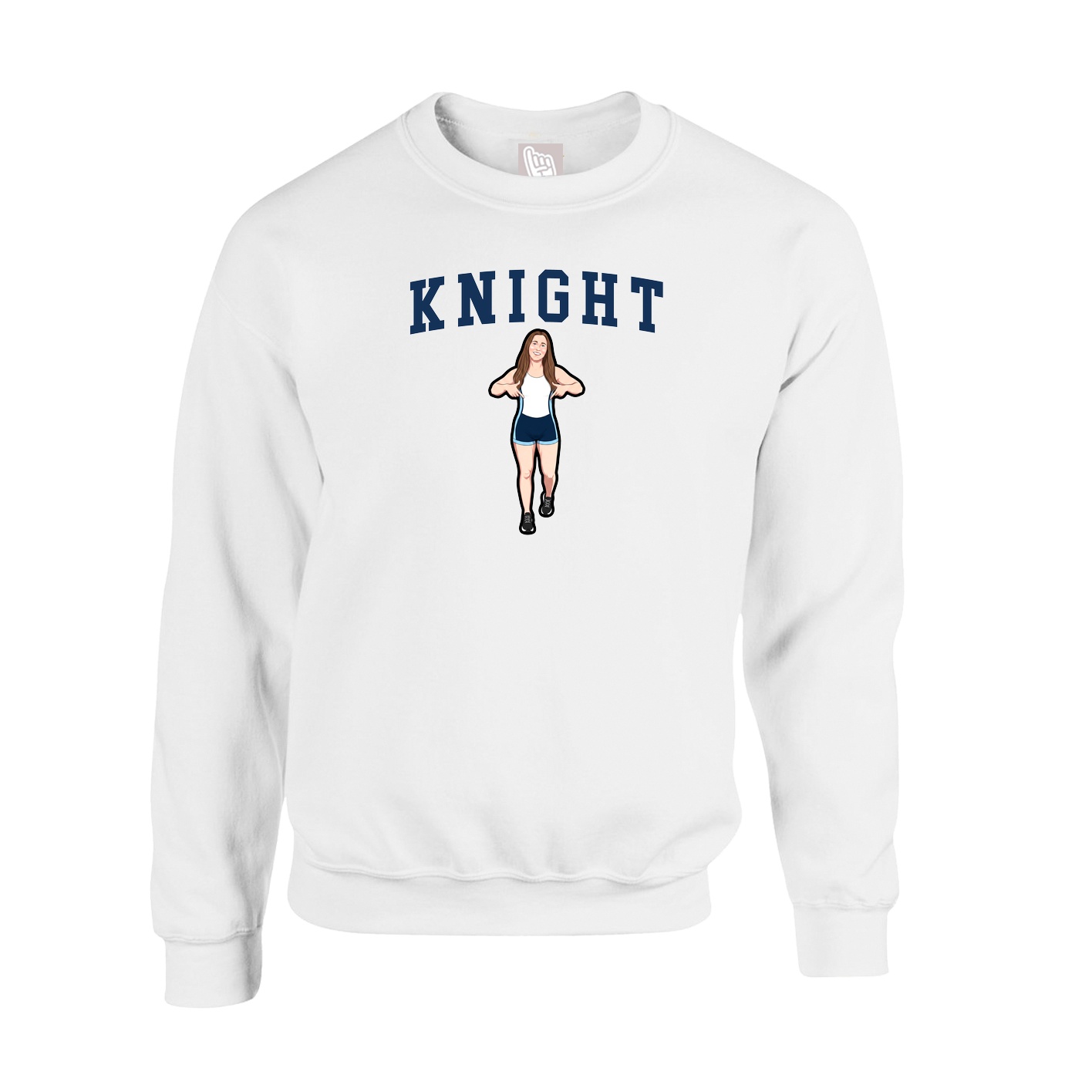 Fleece Crew — Shirsey in White