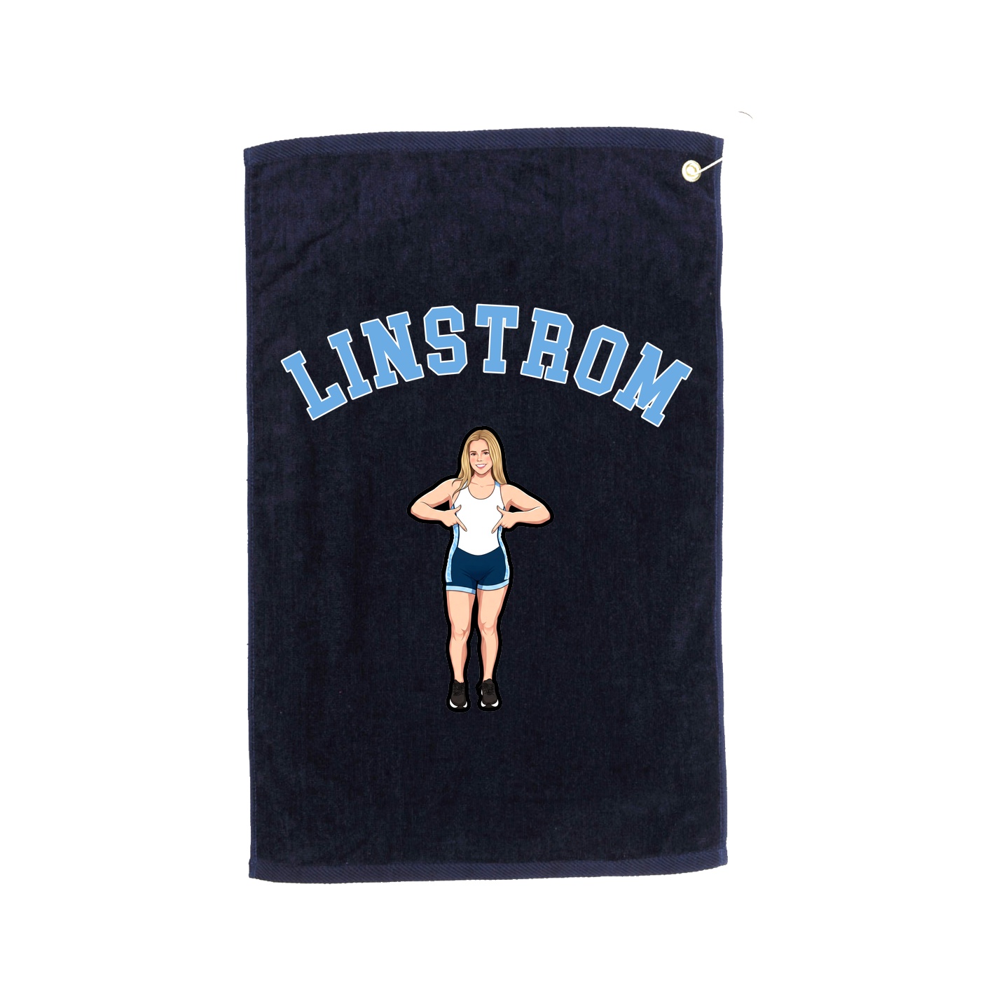 Golf Towel — Shirsey Arch in Navy