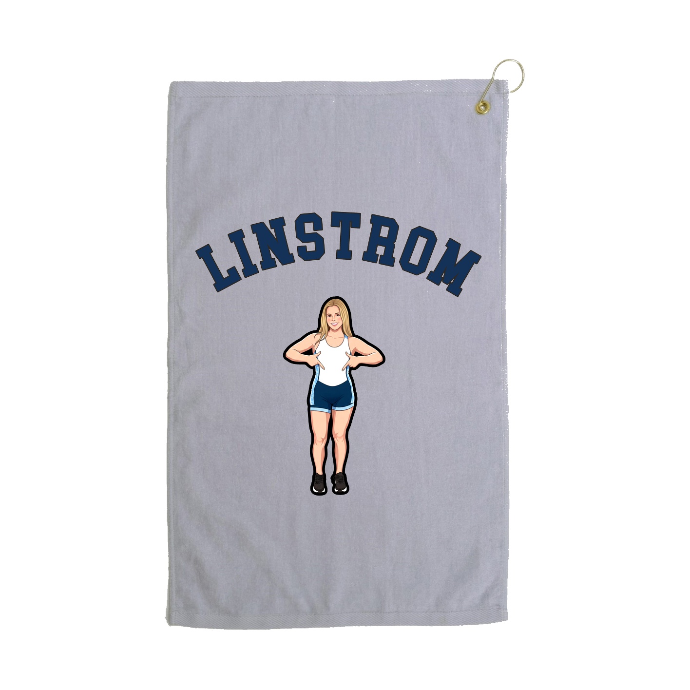Golf Towel — Shirsey Arch in Grey
