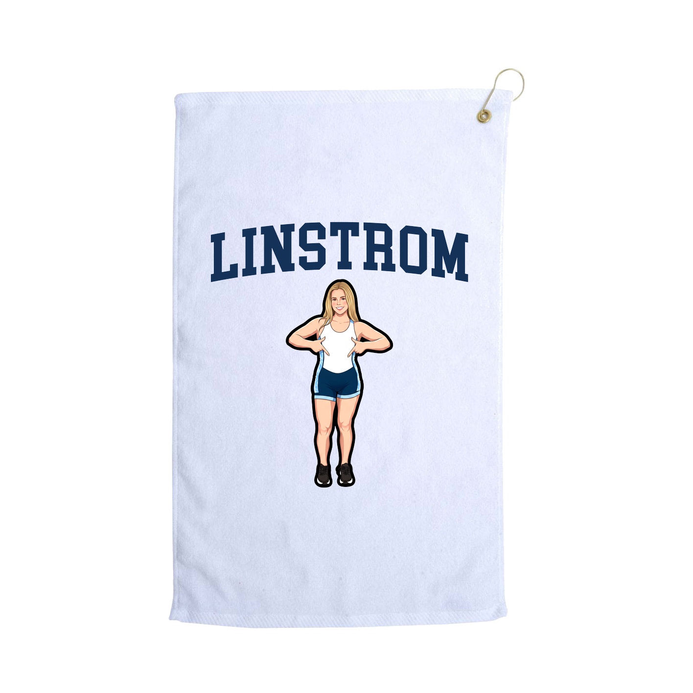 Golf Towel — Shirsey in White