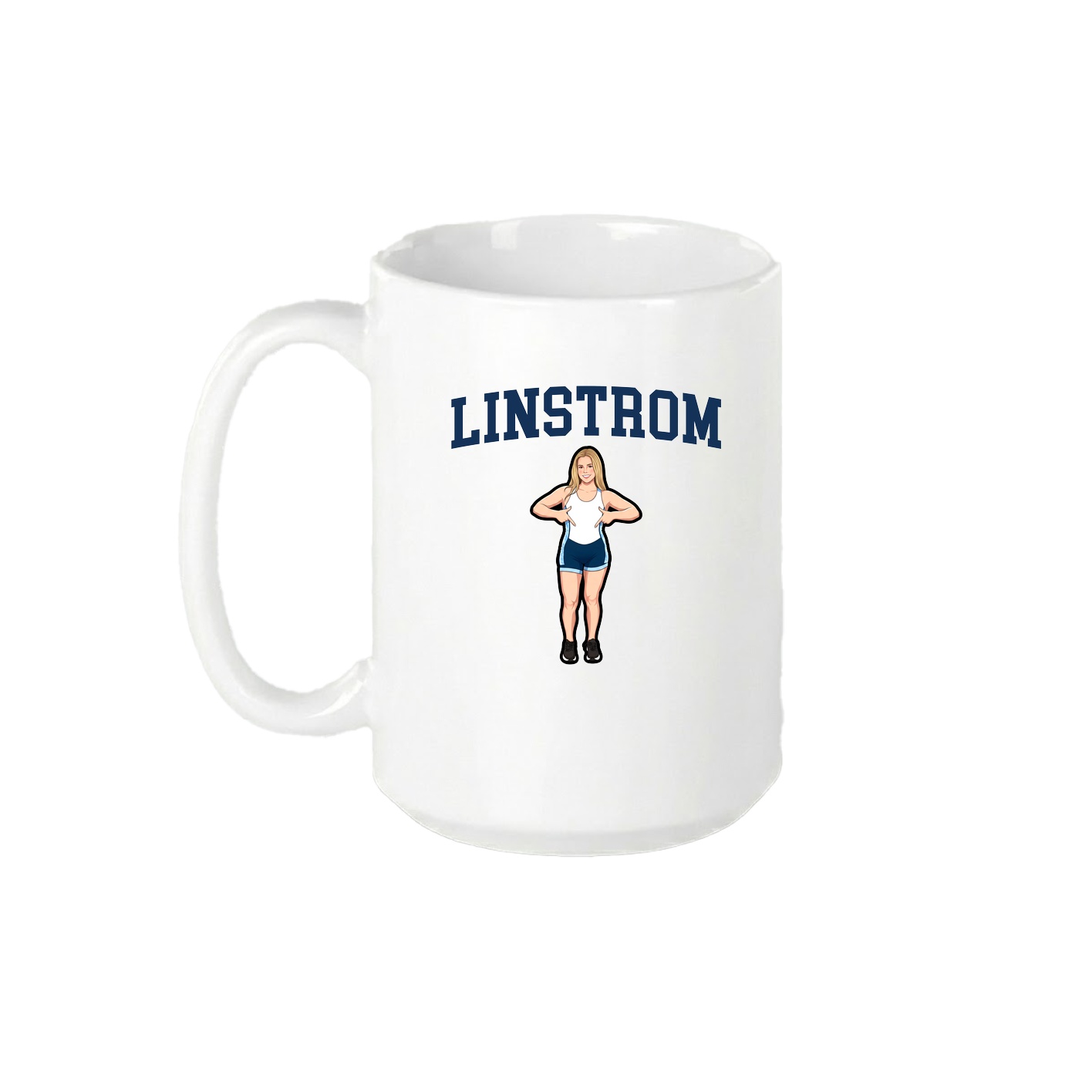 15oz Coffee Mug — Shirsey in White