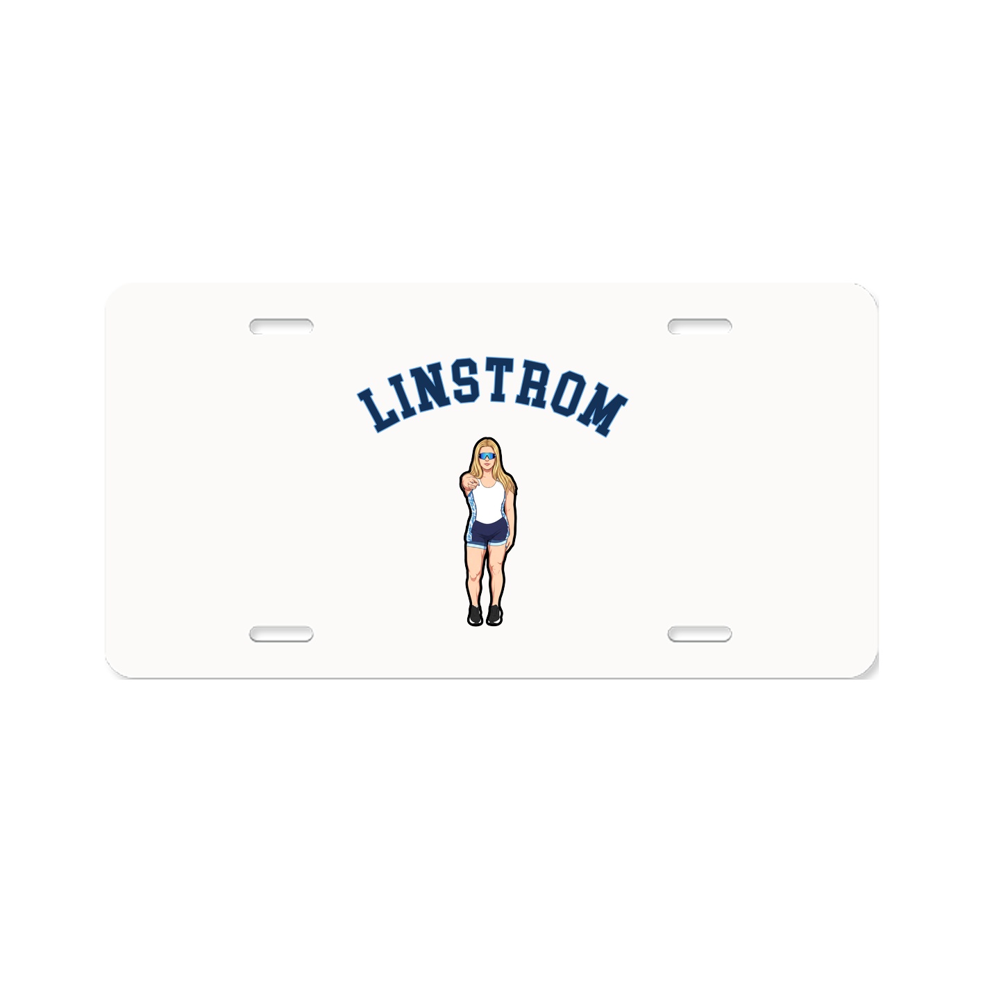 License Plate — Shirsey Arch in Classic