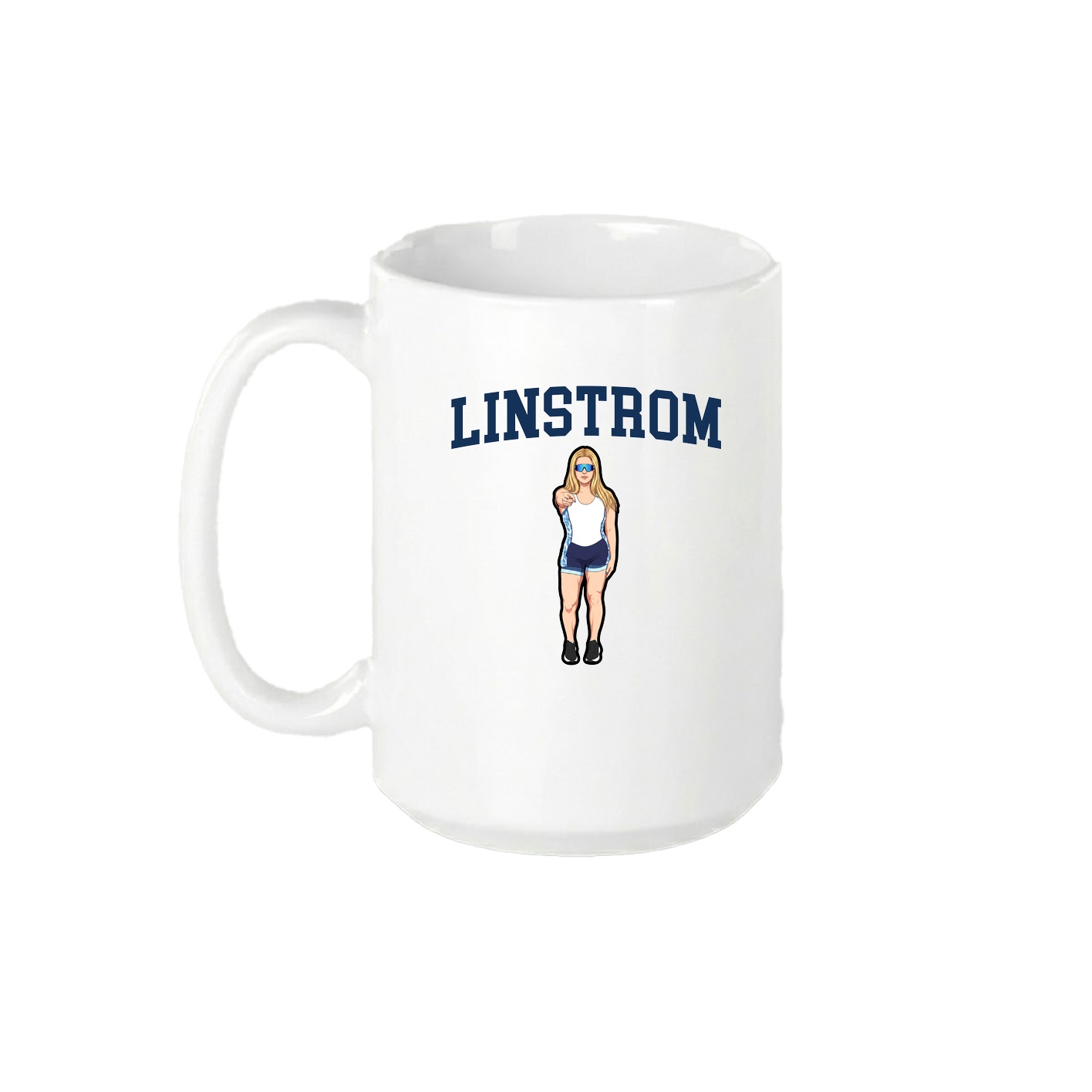 15oz Coffee Mug — Shirsey in White