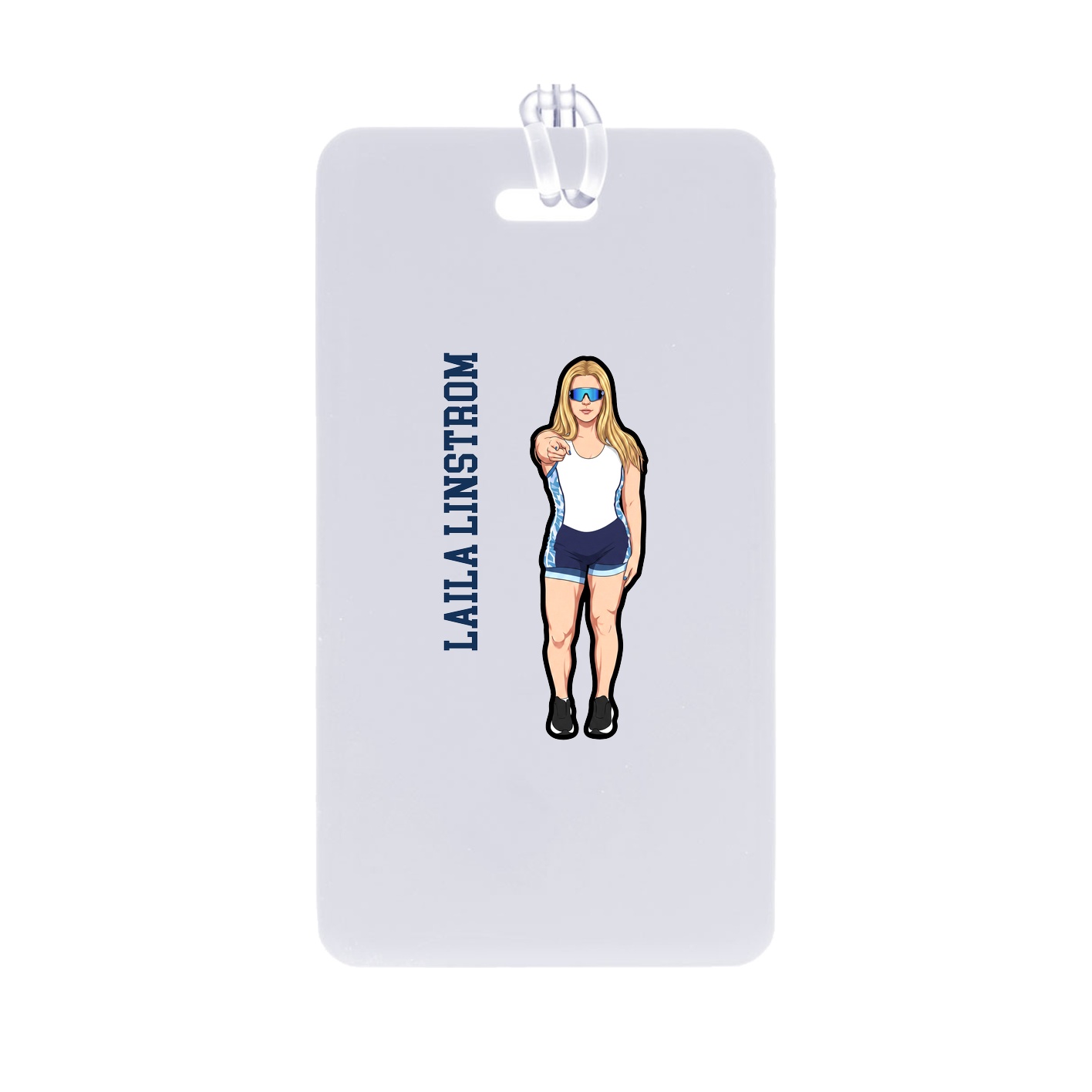 Bag Tag — Name Vertical in Classic