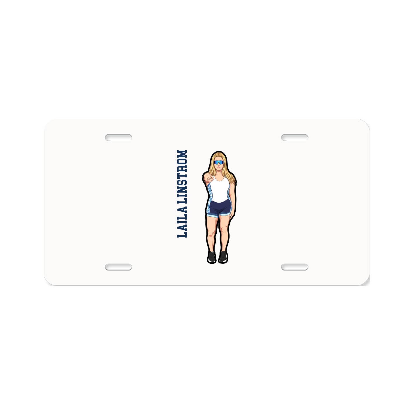 Aluminum License Plate