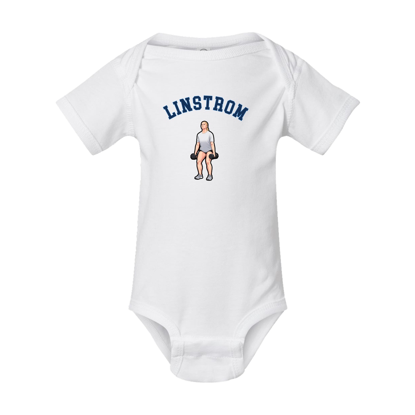 Baby Onesie — Shirsey Arch in White