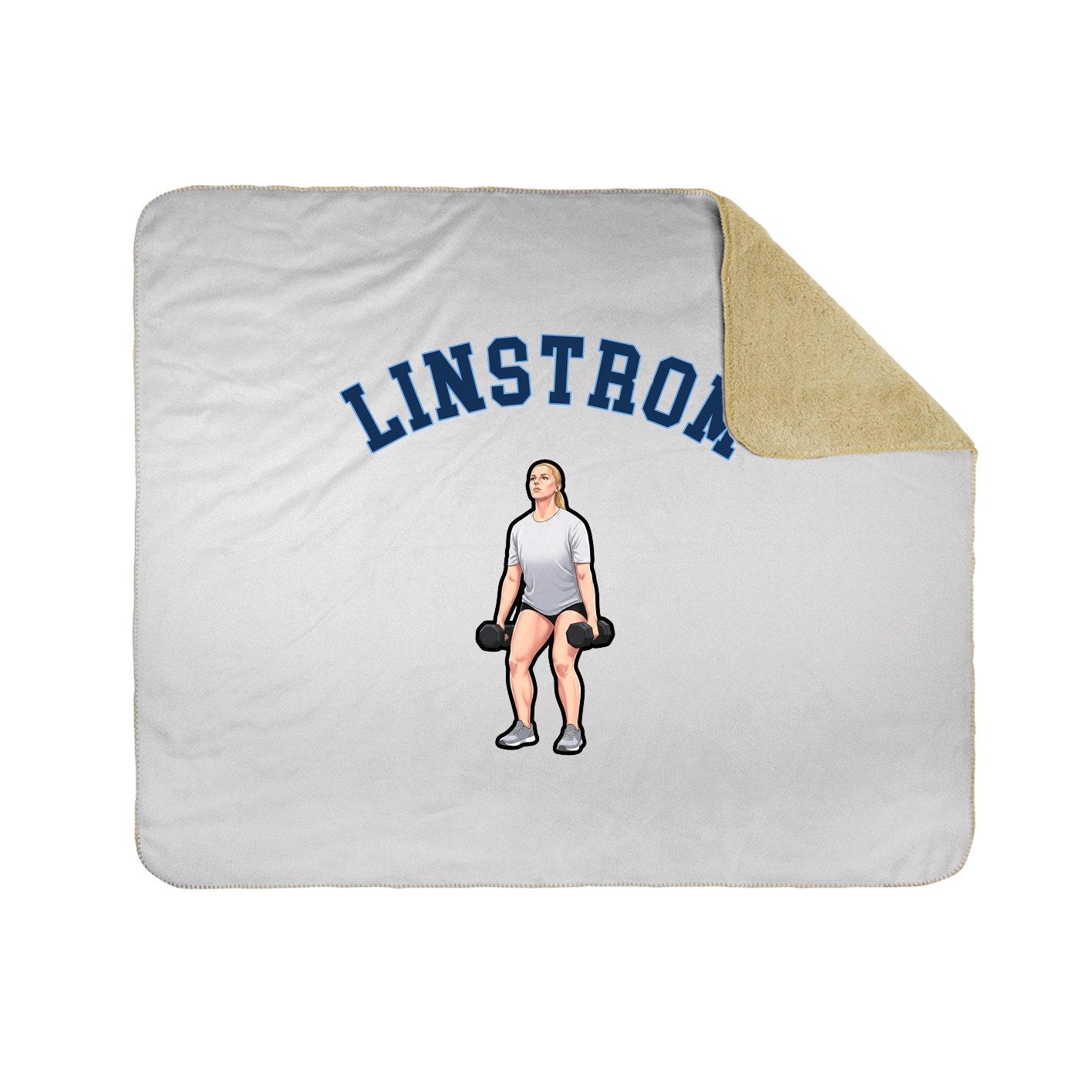 Throw Blanket — Shirsey Arch in White