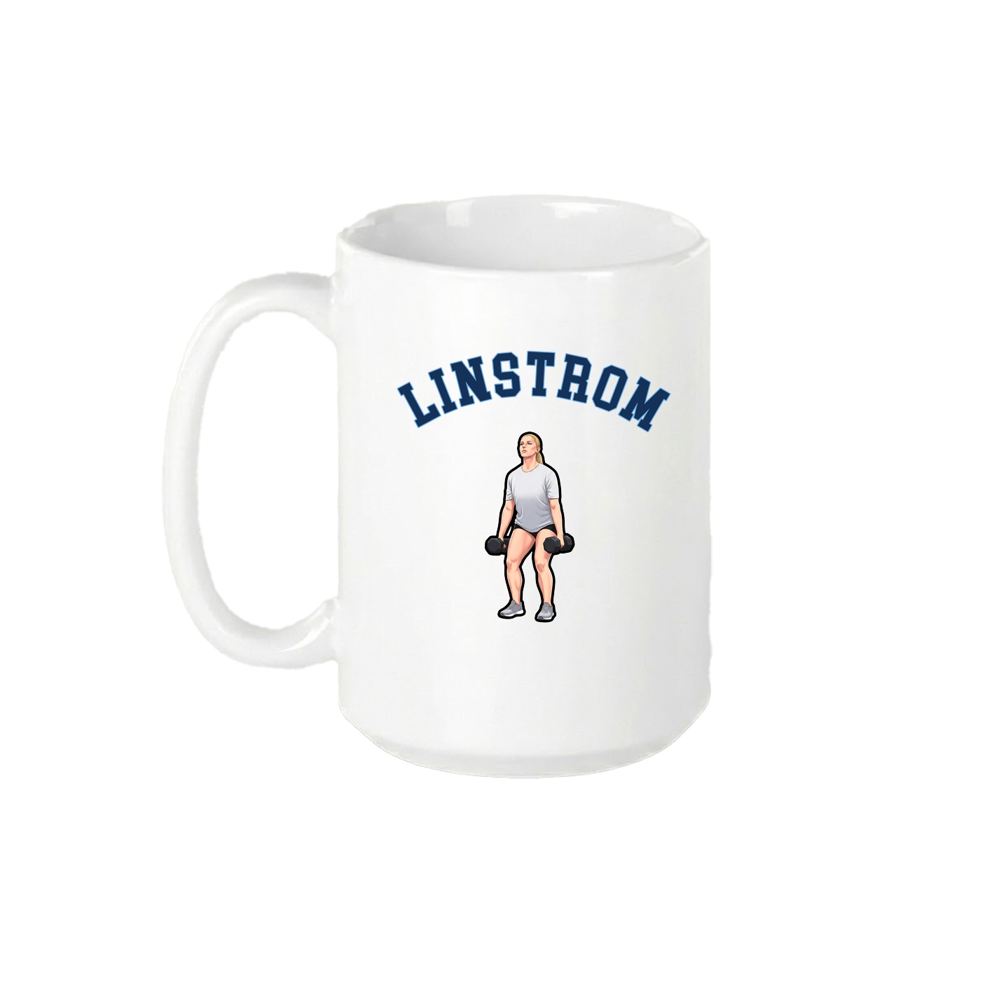 15oz Coffee Mug — Shirsey Arch in White
