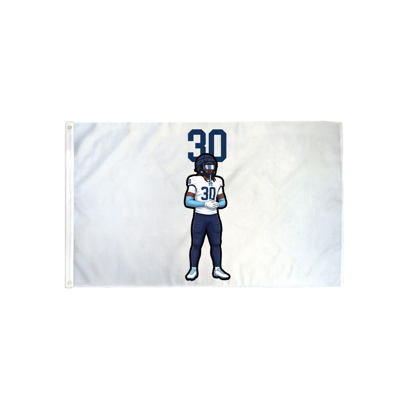 3x5 Flag — Number Top in Classic