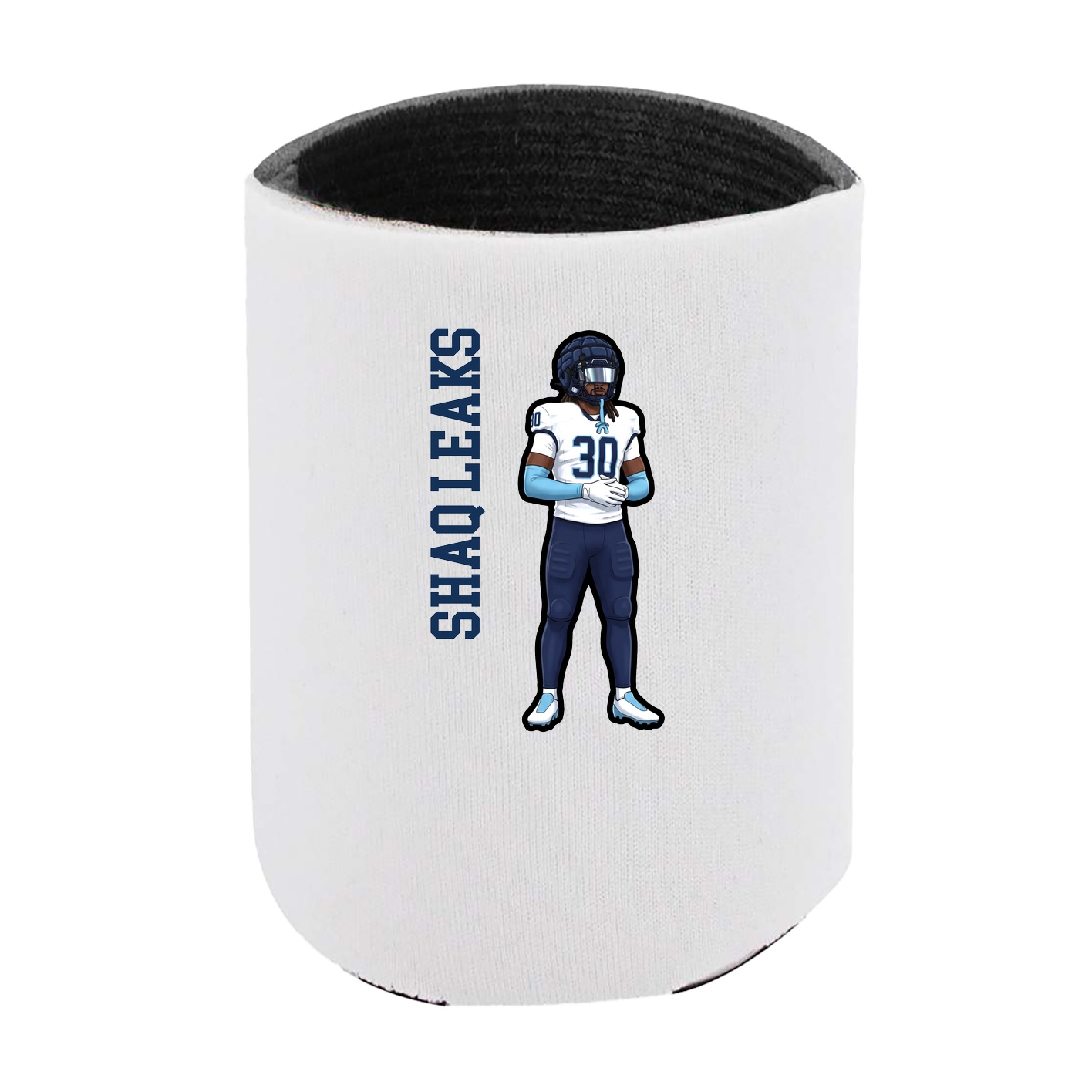 Can Holder — Name Vertical in White